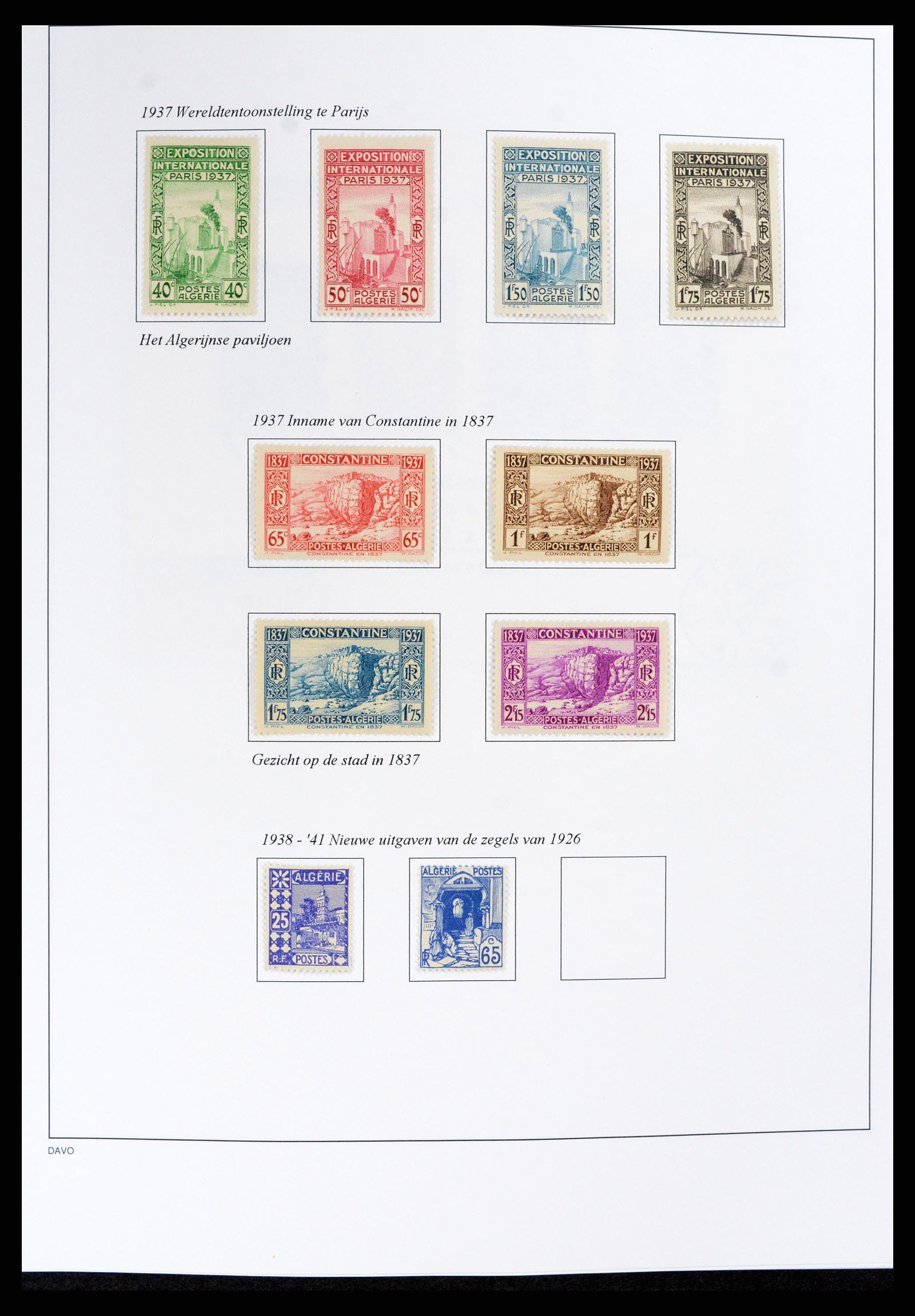 37472 022 - Stamp collection 37472 Algeria specialised collection 1849(!)-1958.