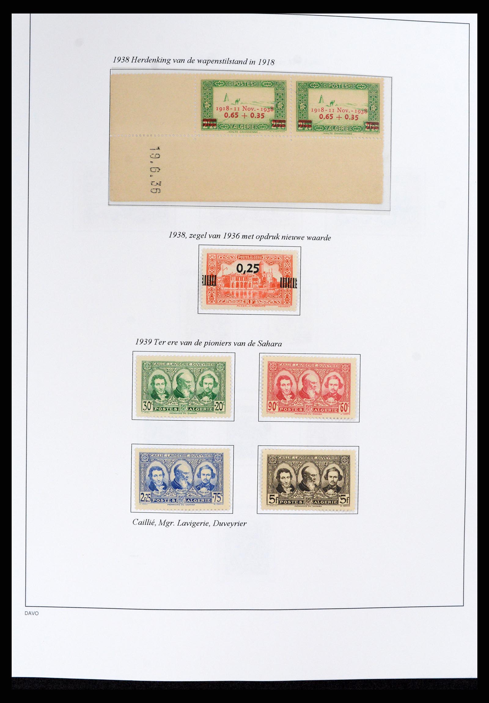 37472 026 - Stamp collection 37472 Algeria specialised collection 1849(!)-1958.