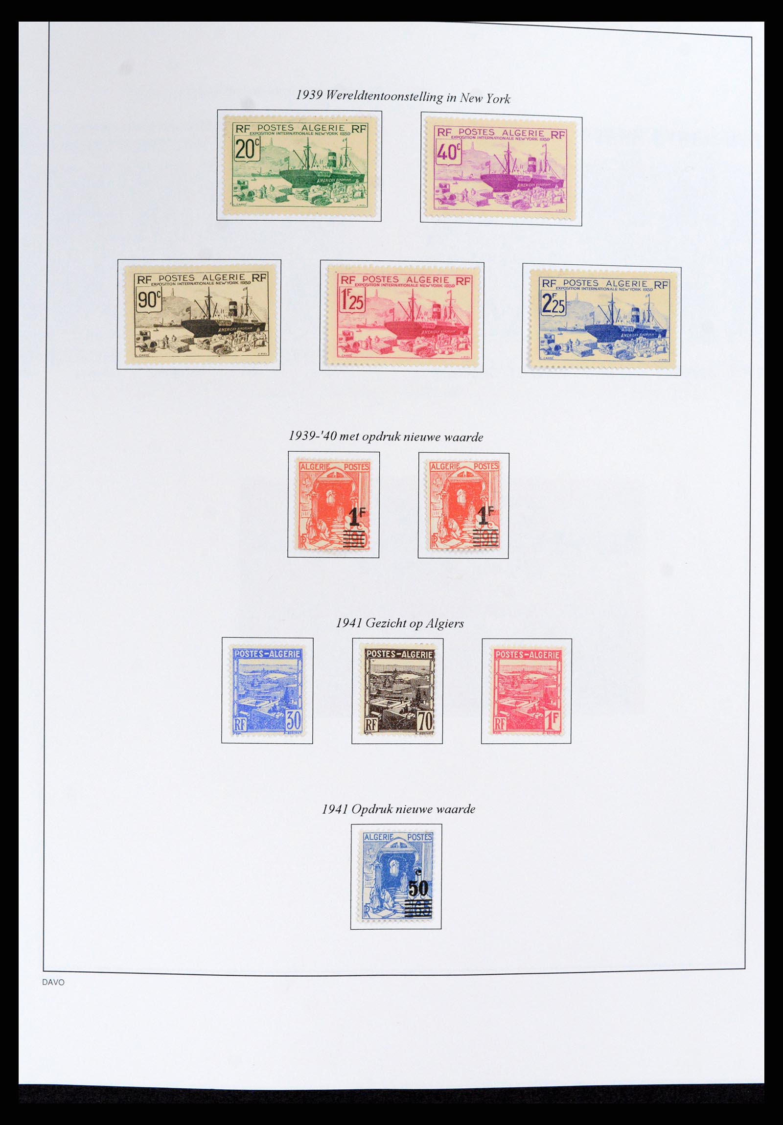 37472 027 - Stamp collection 37472 Algeria specialised collection 1849(!)-1958.