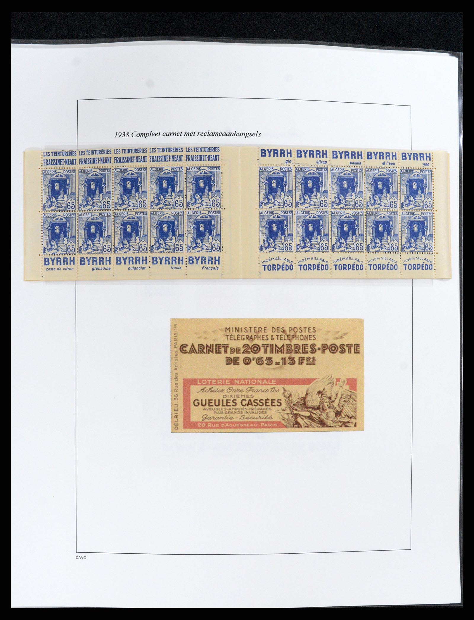 37472 028 - Stamp collection 37472 Algeria specialised collection 1849(!)-1958.