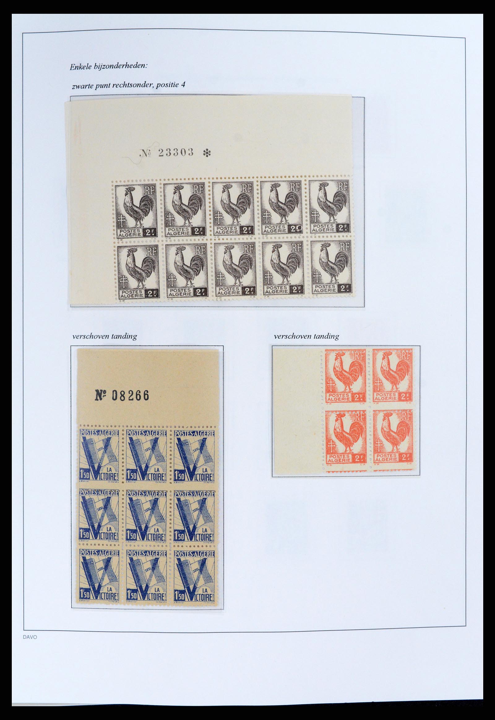 37472 035 - Stamp collection 37472 Algeria specialised collection 1849(!)-1958.