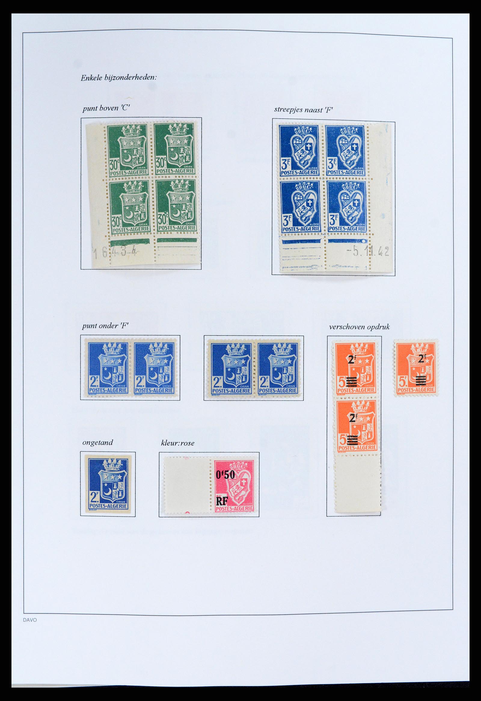 37472 038 - Stamp collection 37472 Algeria specialised collection 1849(!)-1958.