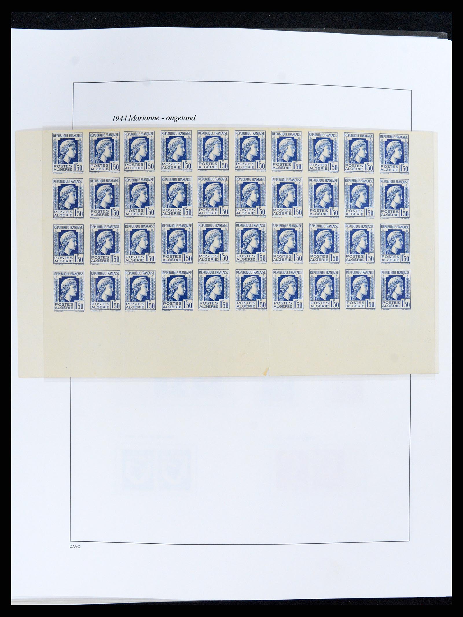37472 042 - Stamp collection 37472 Algeria specialised collection 1849(!)-1958.
