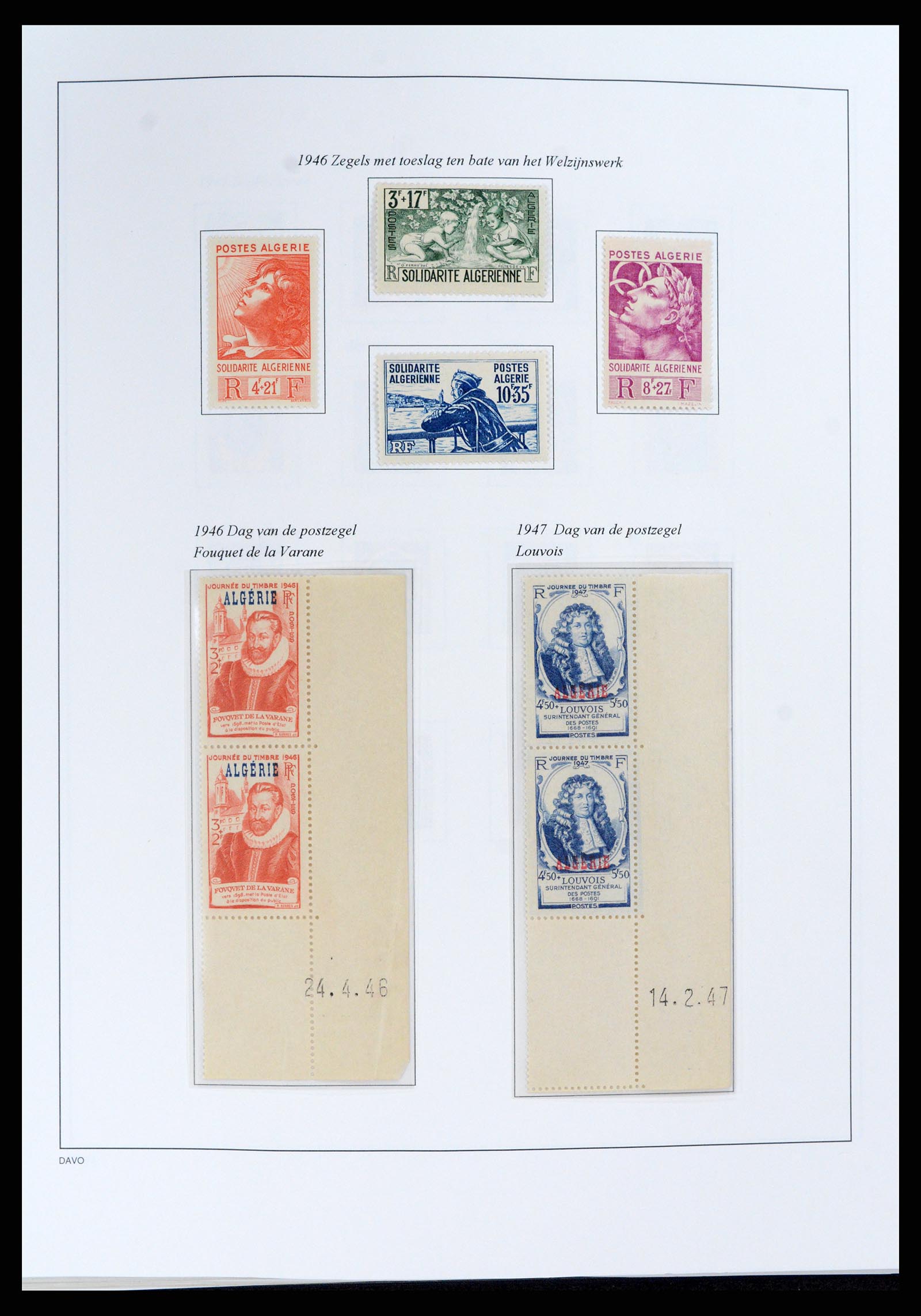 37472 047 - Stamp collection 37472 Algeria specialised collection 1849(!)-1958.