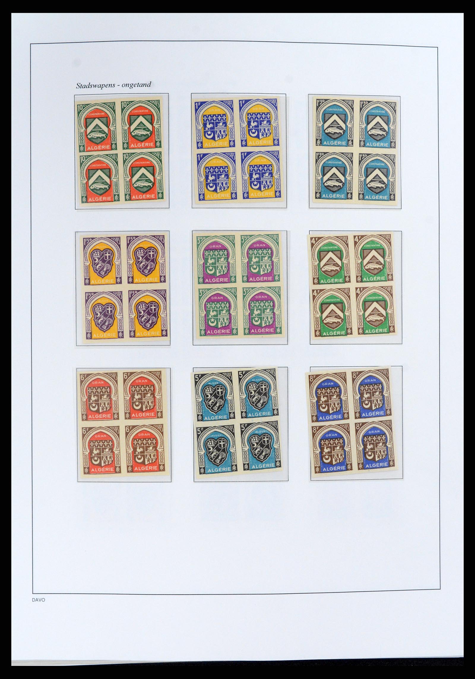 37472 049 - Stamp collection 37472 Algeria specialised collection 1849(!)-1958.