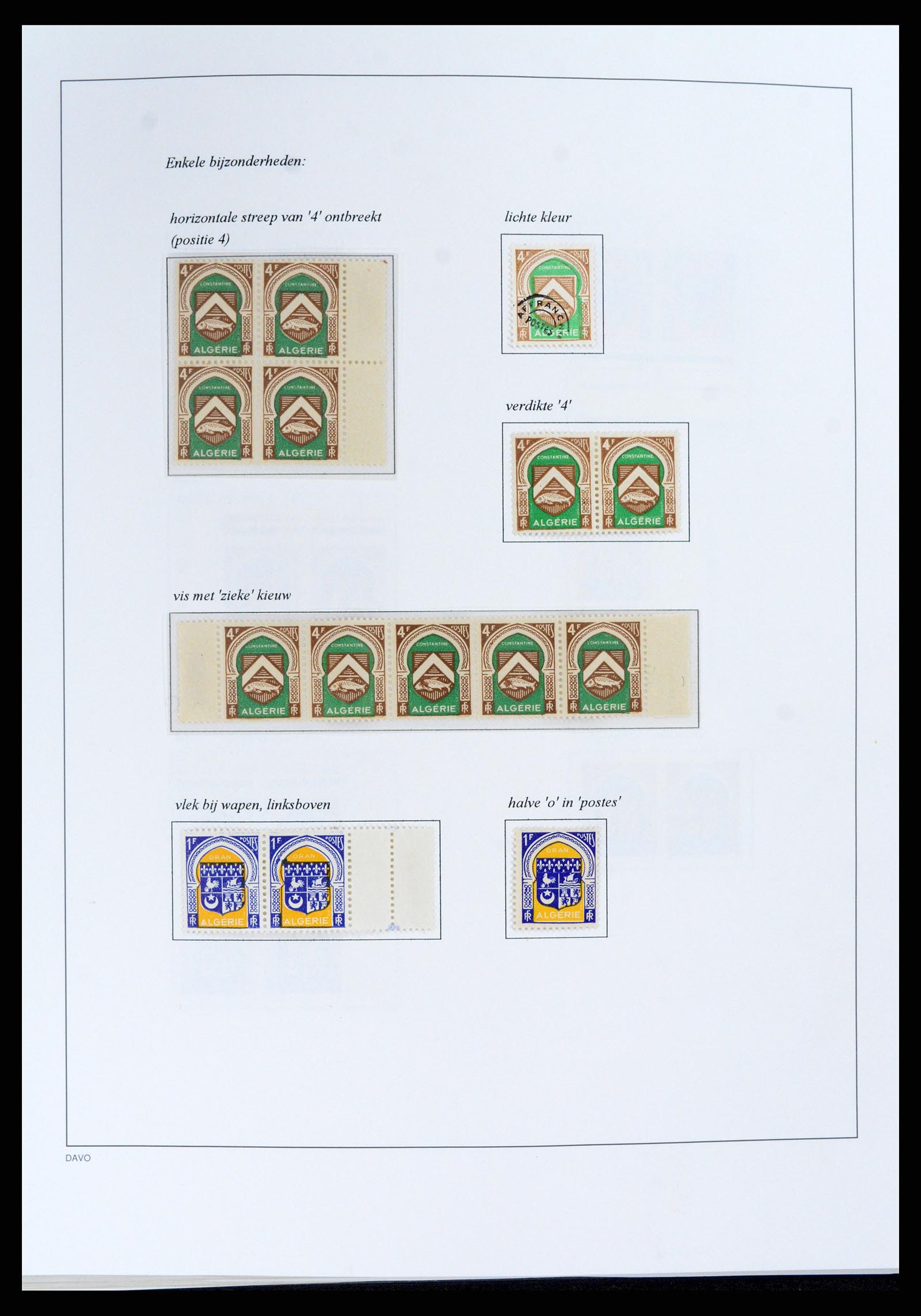 37472 051 - Stamp collection 37472 Algeria specialised collection 1849(!)-1958.