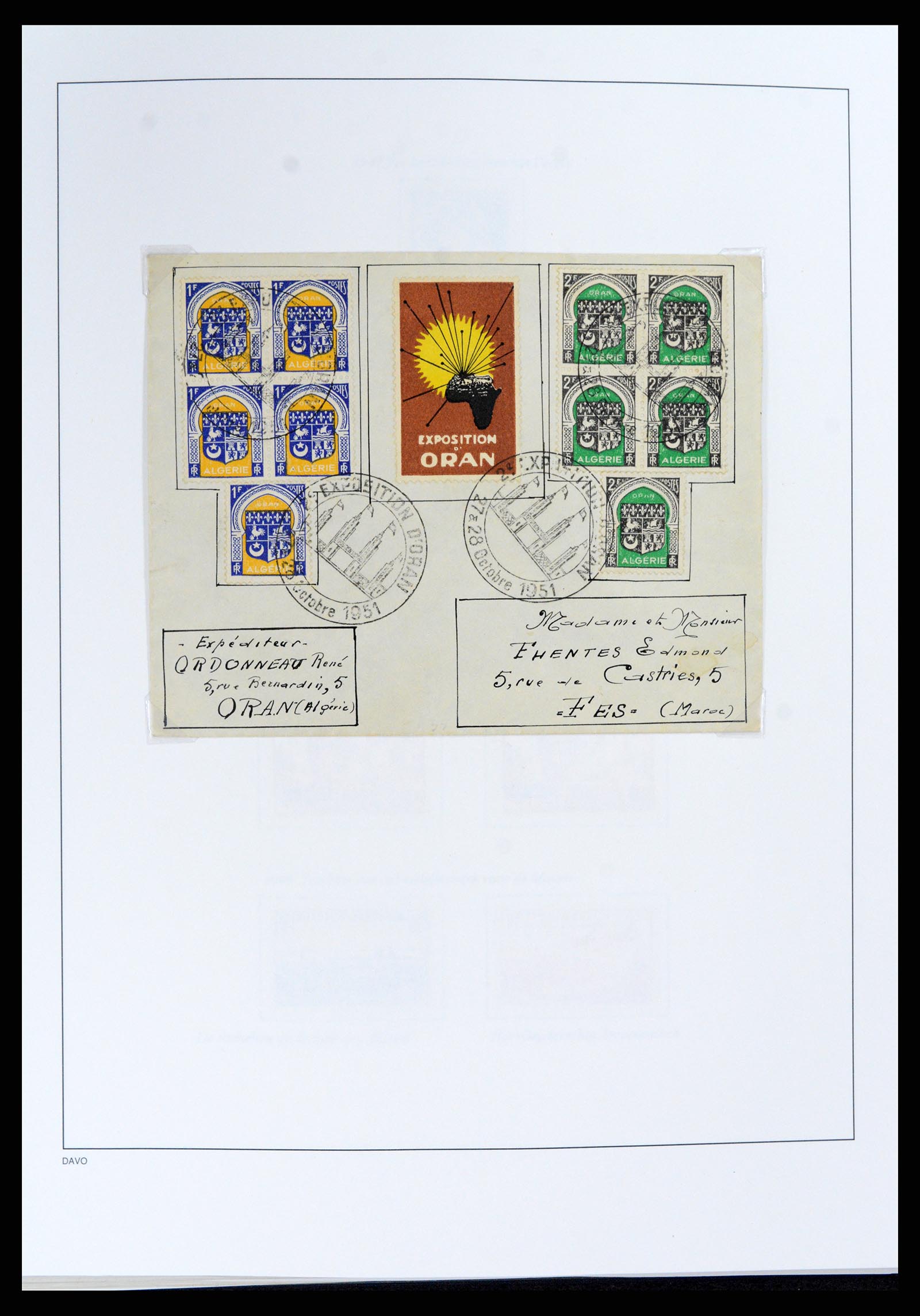 37472 053 - Stamp collection 37472 Algeria specialised collection 1849(!)-1958.