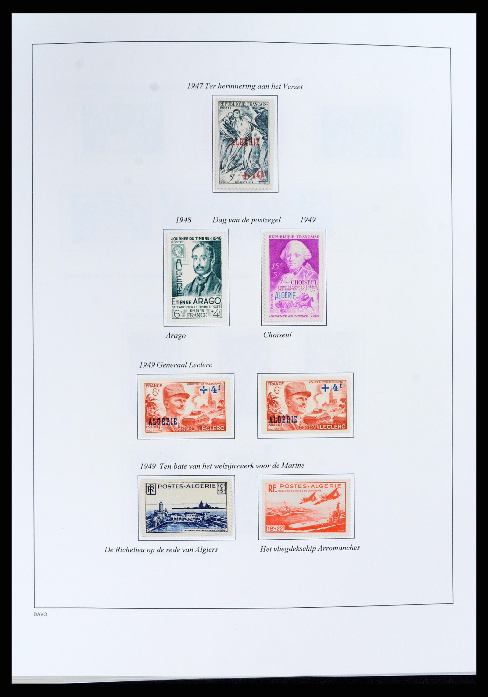 37472 054 - Stamp collection 37472 Algeria specialised collection 1849(!)-1958.