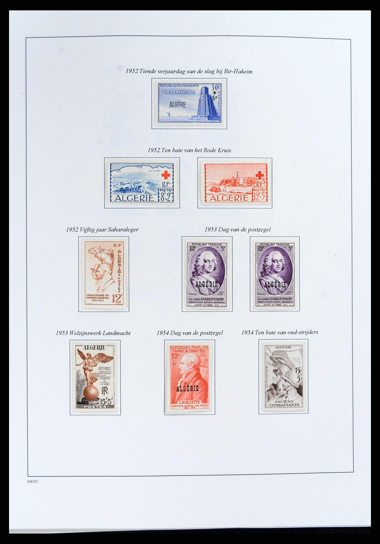 37472 061 - Stamp collection 37472 Algeria specialised collection 1849(!)-1958.