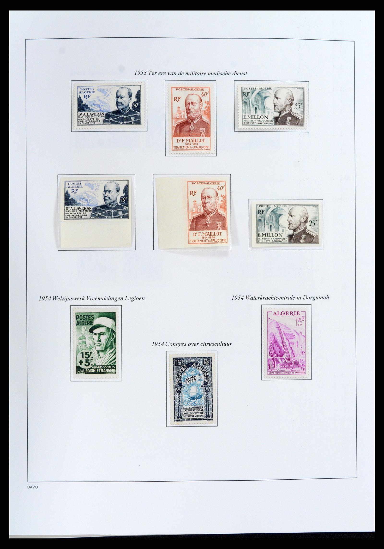 37472 063 - Stamp collection 37472 Algeria specialised collection 1849(!)-1958.