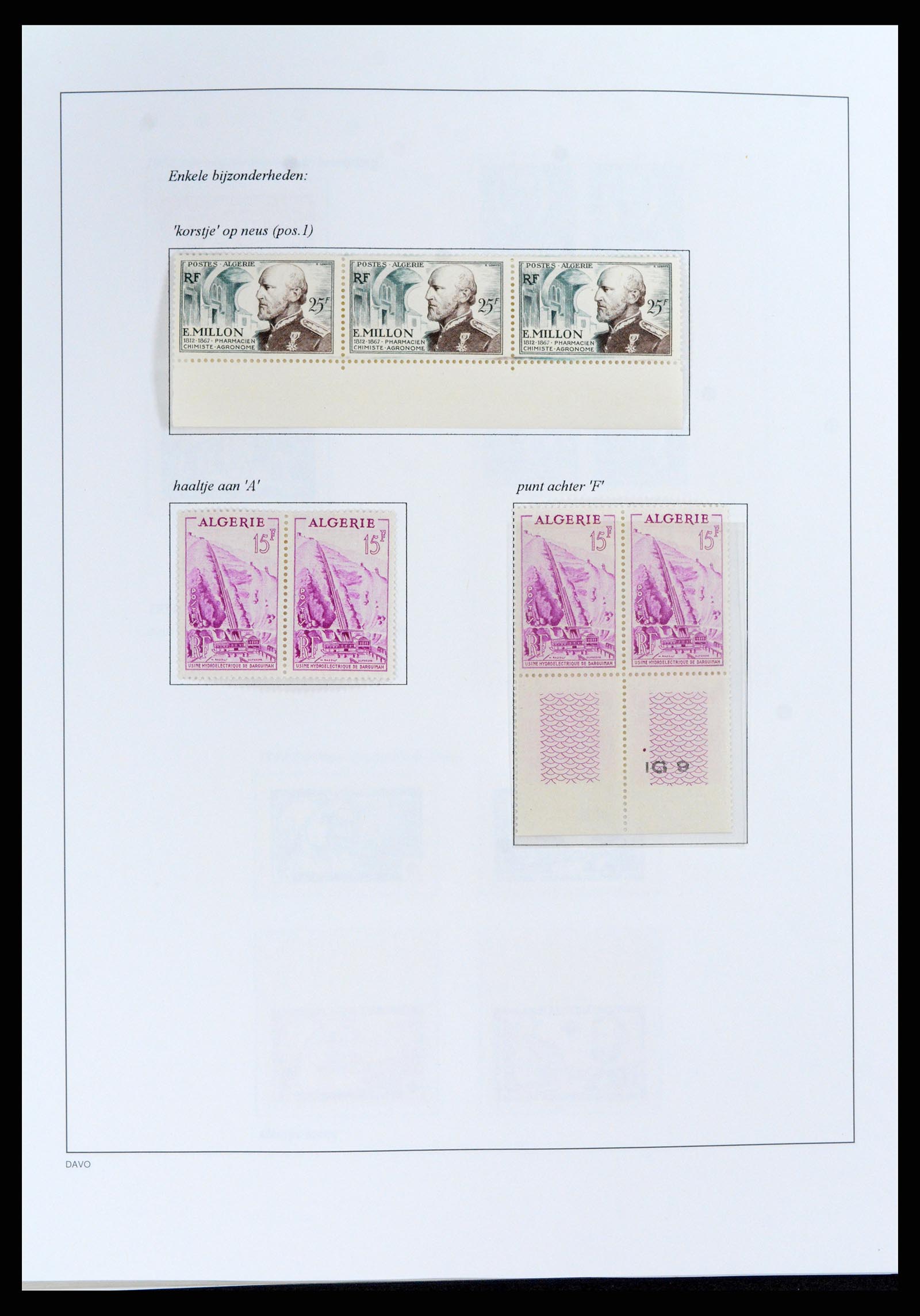 37472 064 - Stamp collection 37472 Algeria specialised collection 1849(!)-1958.