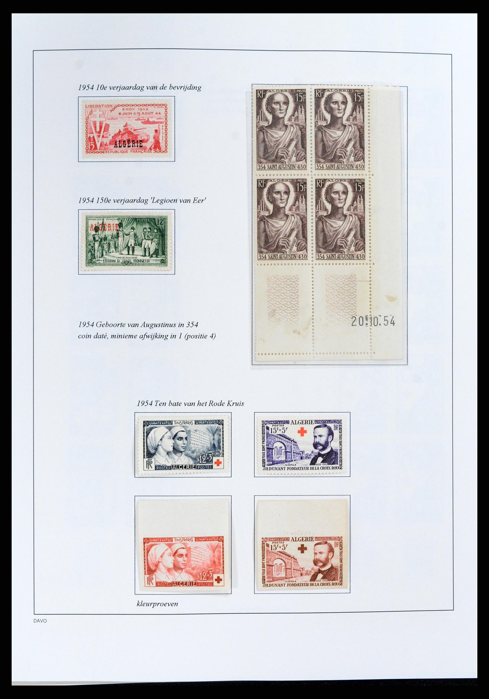 37472 065 - Stamp collection 37472 Algeria specialised collection 1849(!)-1958.