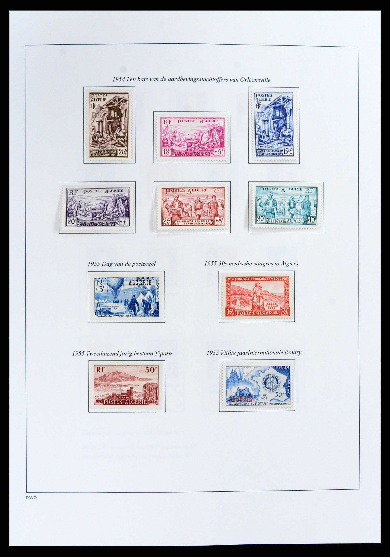 37472 067 - Stamp collection 37472 Algeria specialised collection 1849(!)-1958.