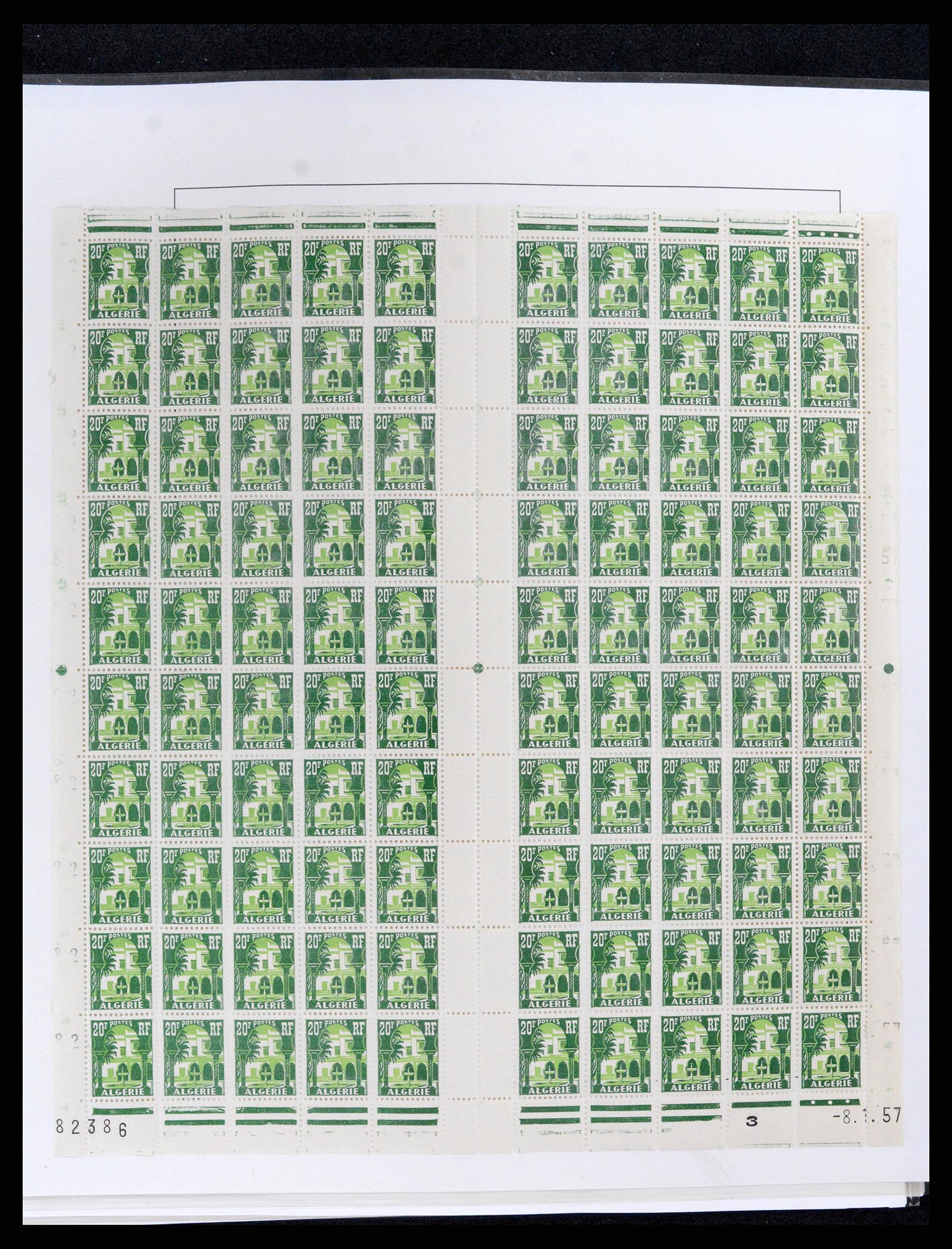 37472 069 - Stamp collection 37472 Algeria specialised collection 1849(!)-1958.