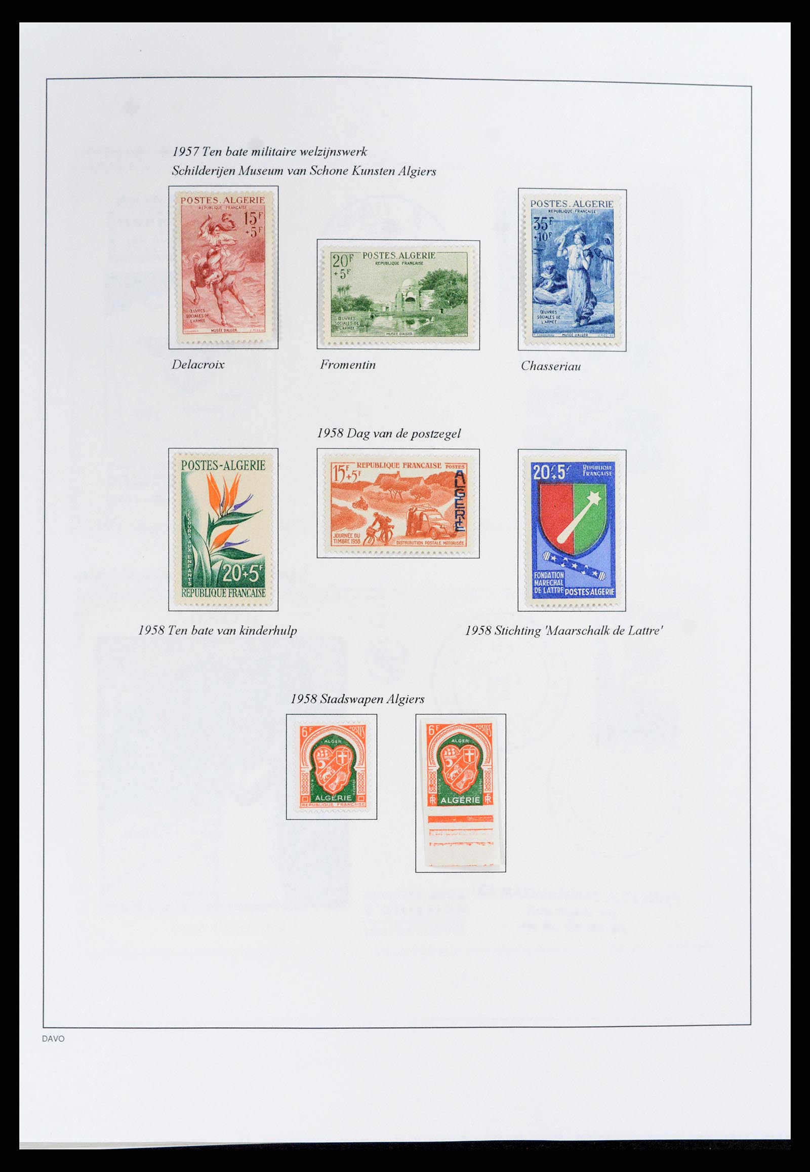 37472 074 - Stamp collection 37472 Algeria specialised collection 1849(!)-1958.