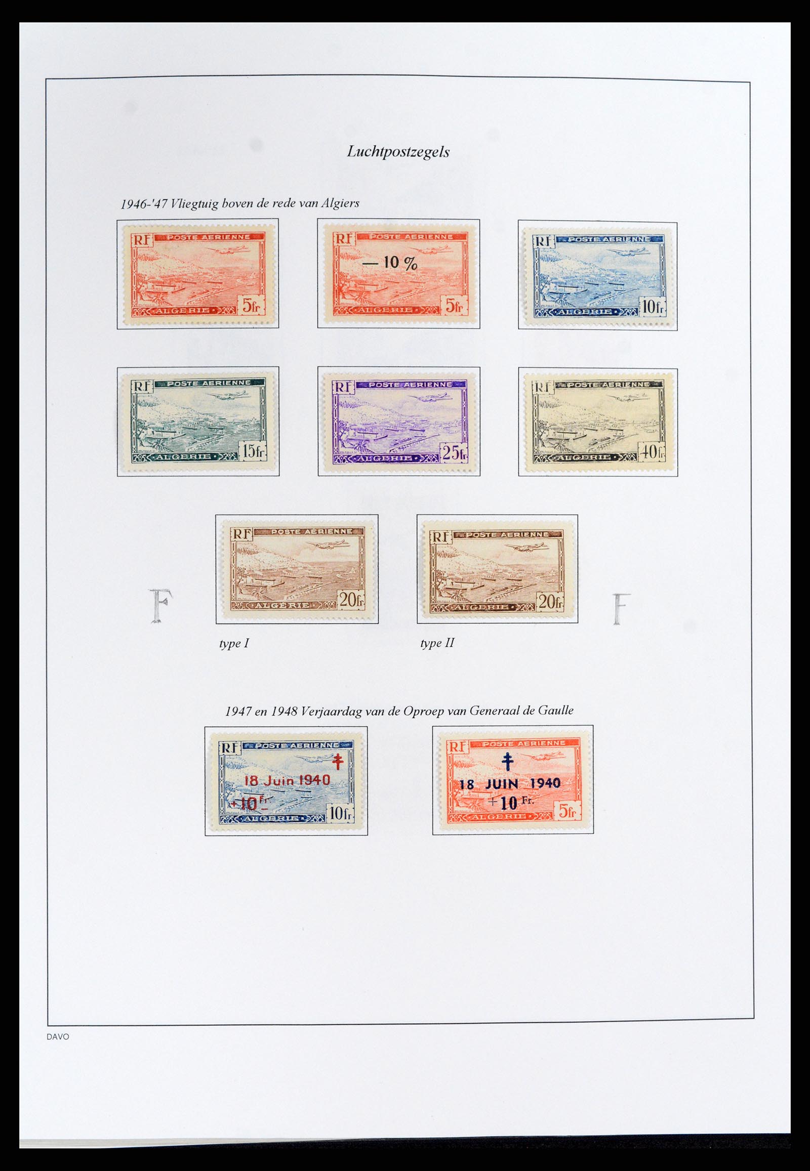 37472 077 - Stamp collection 37472 Algeria specialised collection 1849(!)-1958.