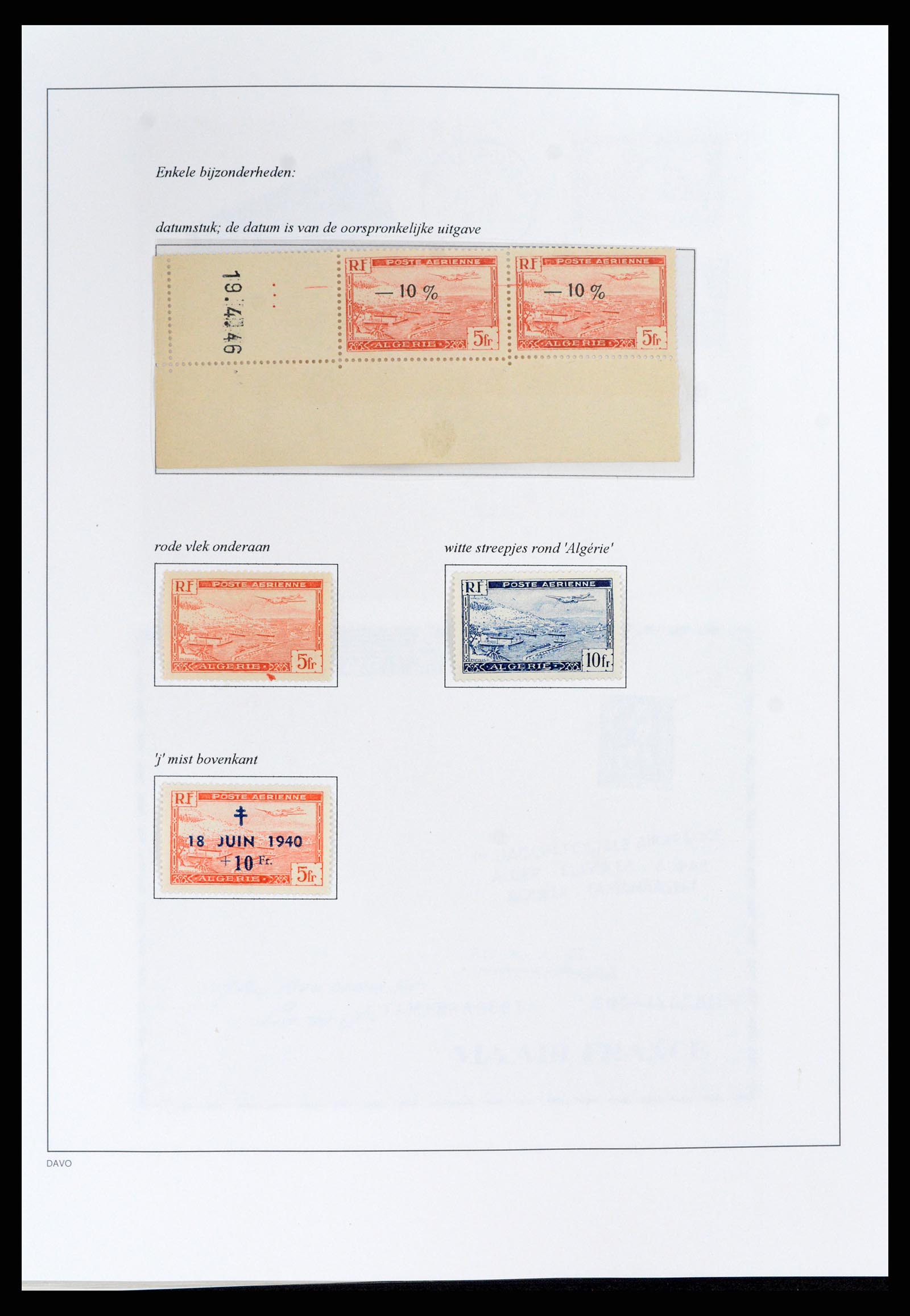37472 079 - Stamp collection 37472 Algeria specialised collection 1849(!)-1958.