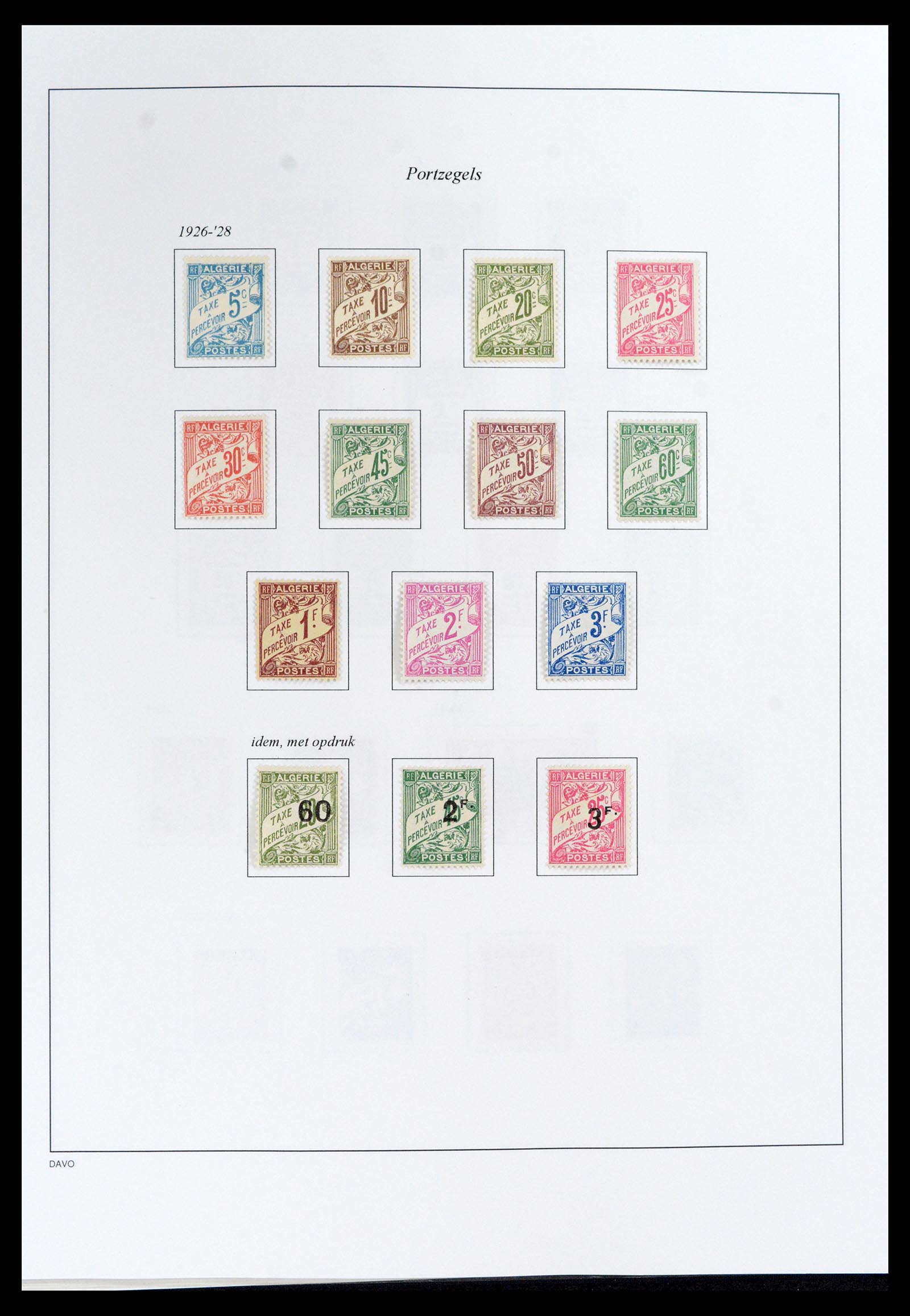 37472 081 - Stamp collection 37472 Algeria specialised collection 1849(!)-1958.