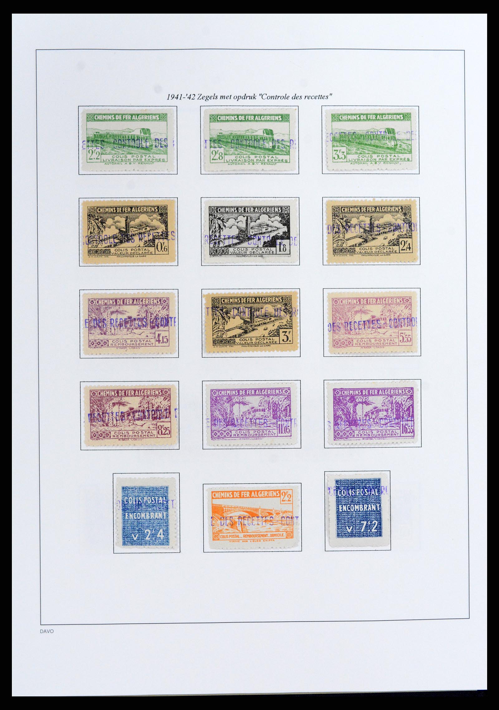 37472 097 - Stamp collection 37472 Algeria specialised collection 1849(!)-1958.
