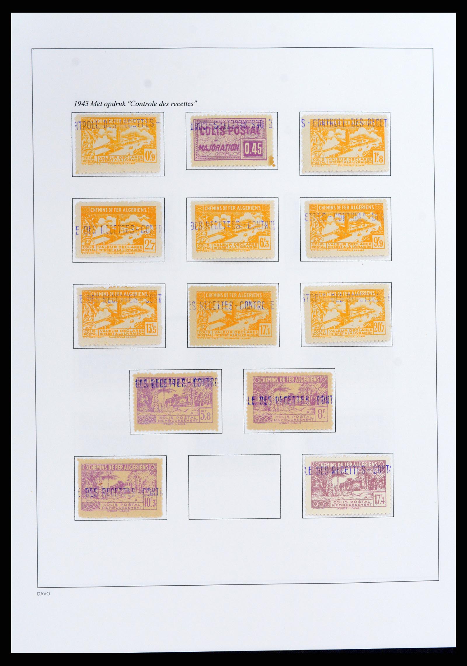 37472 098 - Stamp collection 37472 Algeria specialised collection 1849(!)-1958.