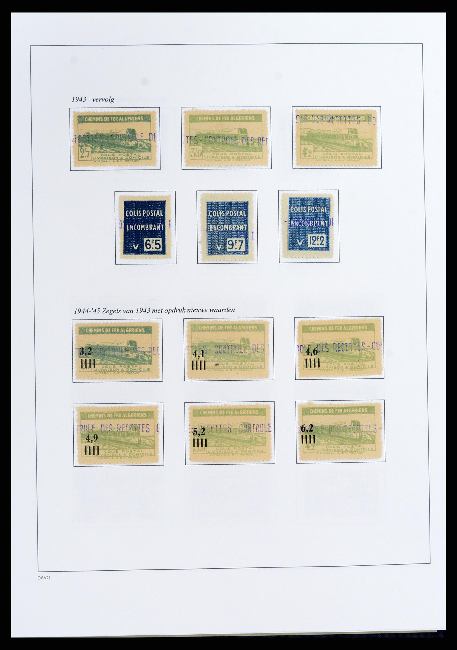 37472 099 - Stamp collection 37472 Algeria specialised collection 1849(!)-1958.
