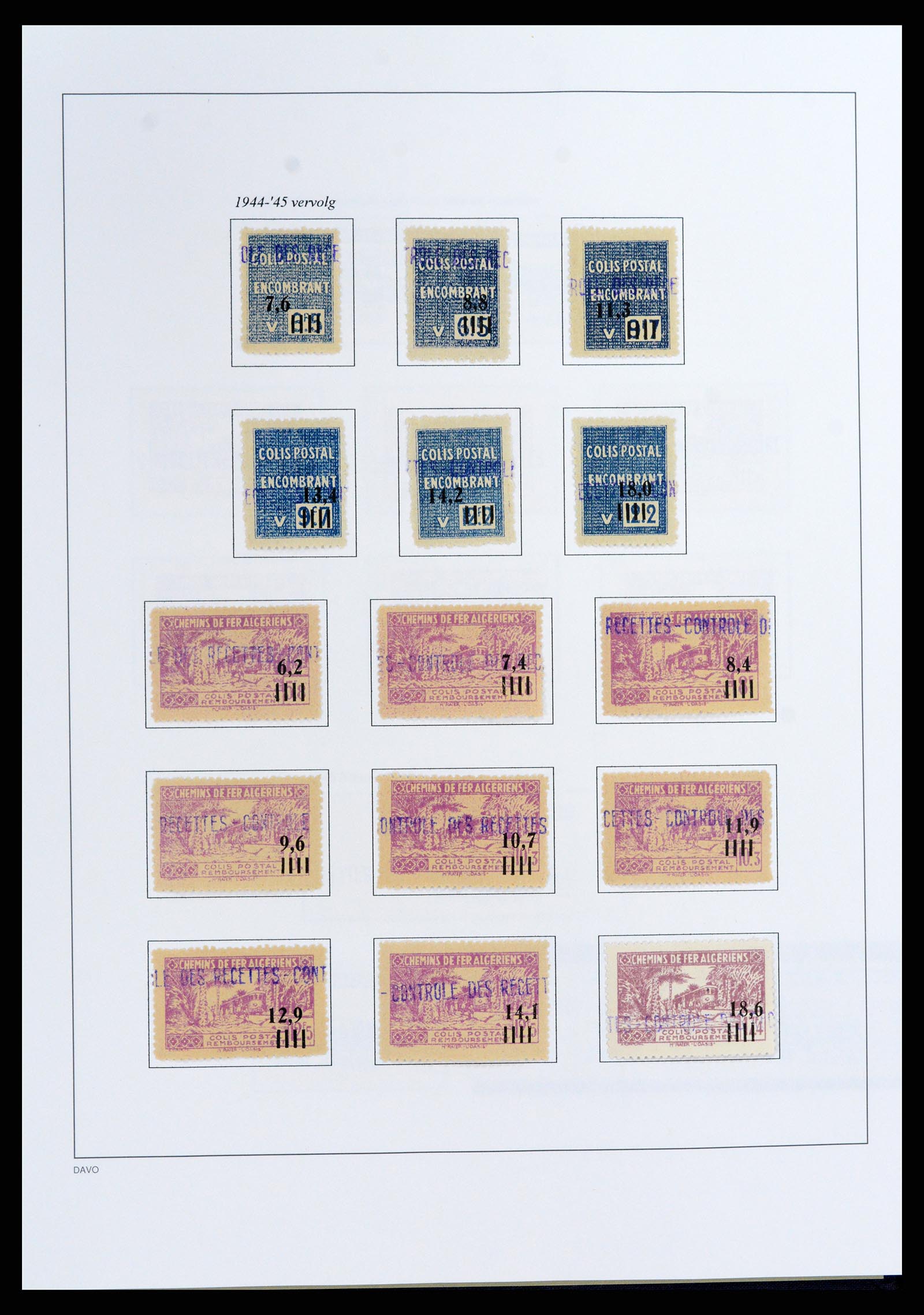 37472 100 - Stamp collection 37472 Algeria specialised collection 1849(!)-1958.