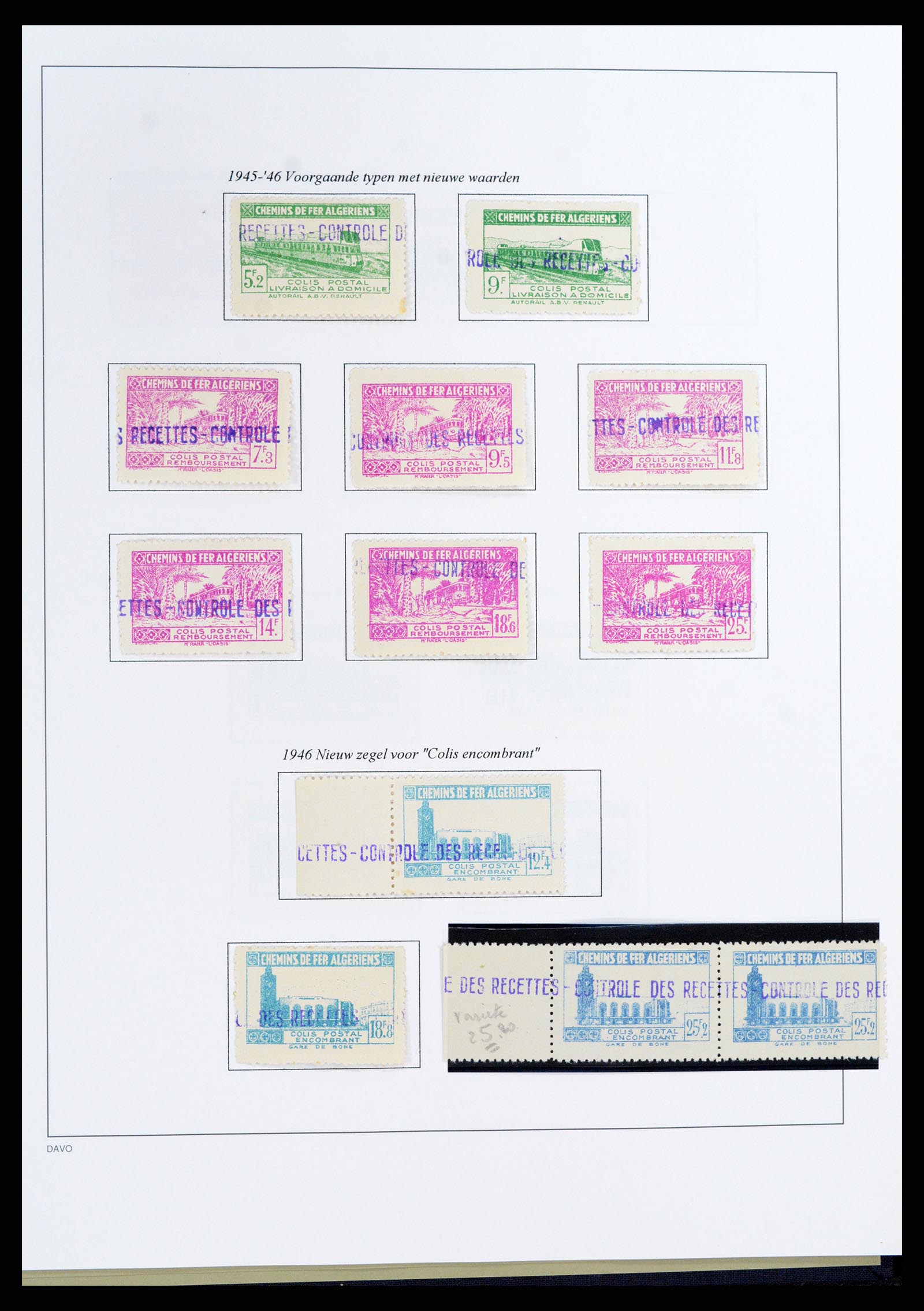 37472 101 - Stamp collection 37472 Algeria specialised collection 1849(!)-1958.
