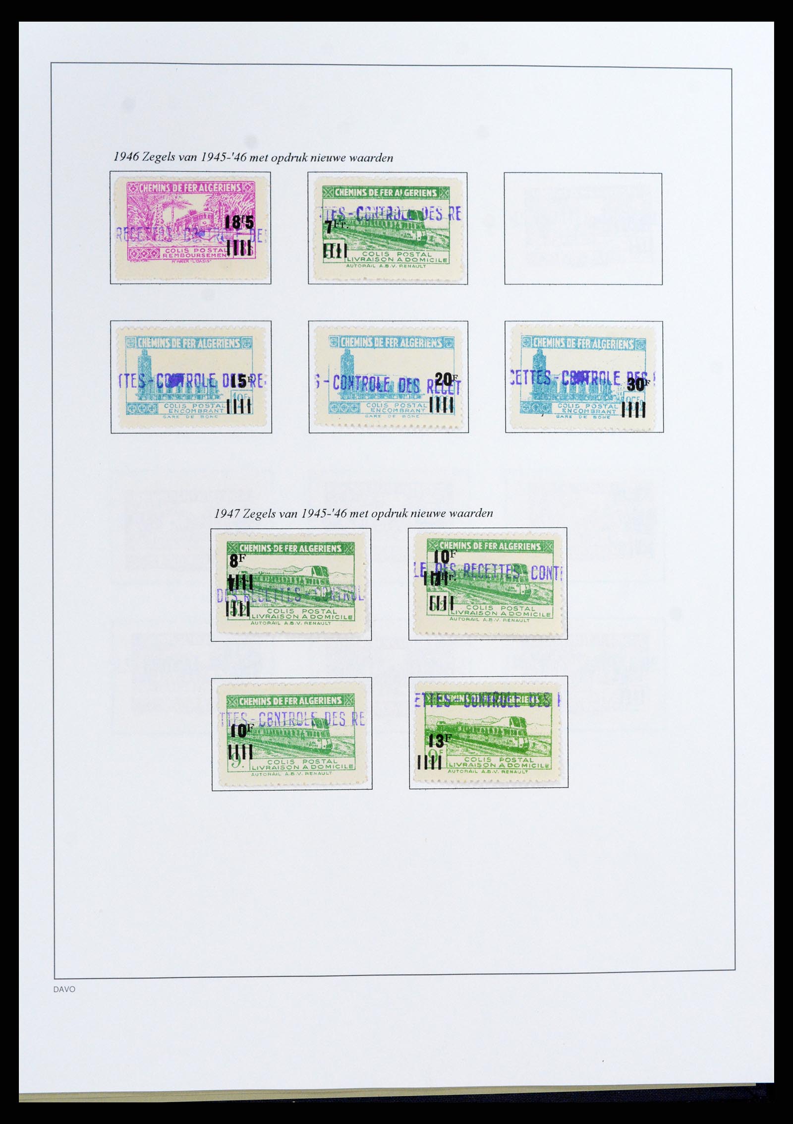 37472 102 - Stamp collection 37472 Algeria specialised collection 1849(!)-1958.