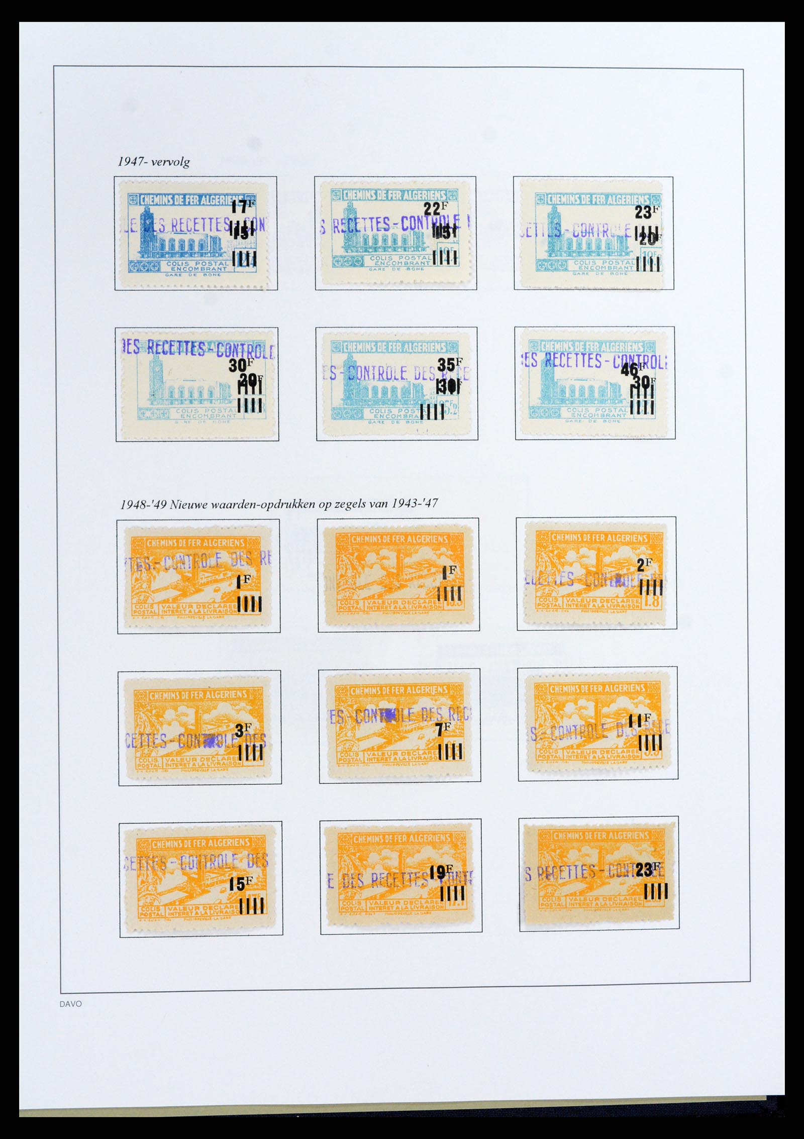 37472 104 - Stamp collection 37472 Algeria specialised collection 1849(!)-1958.