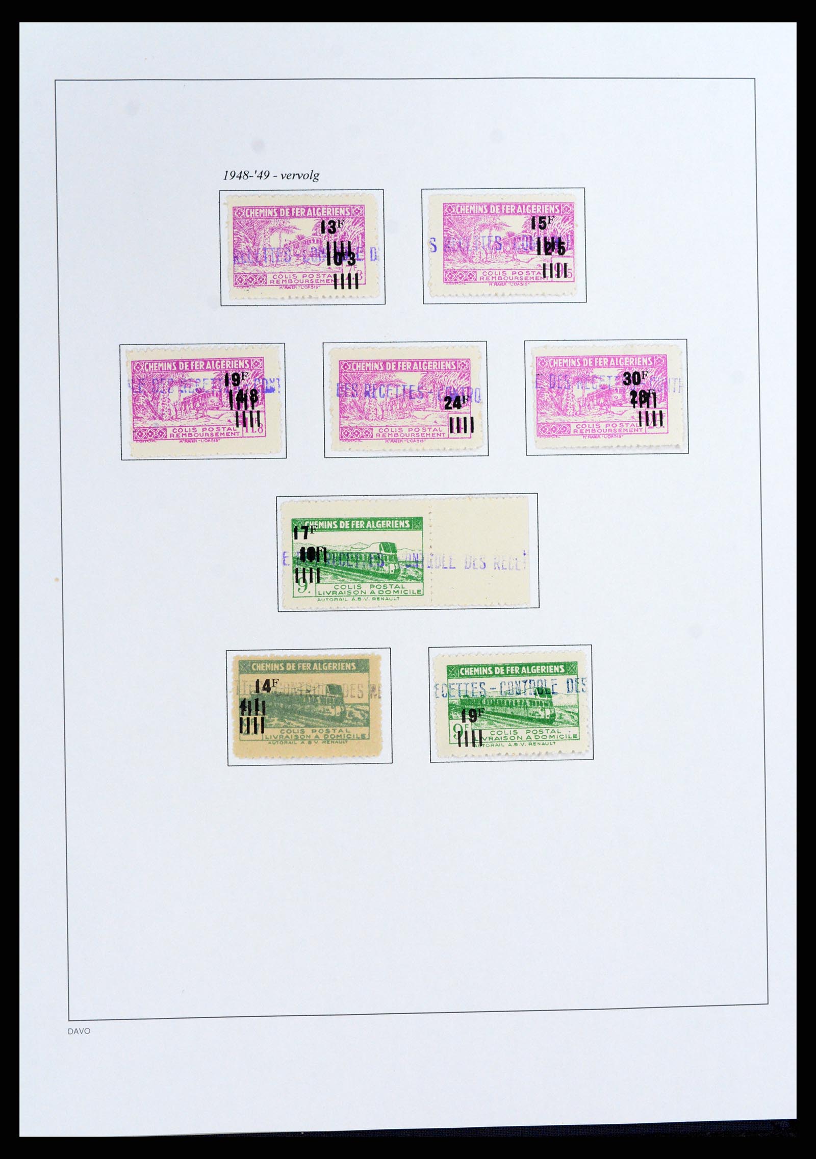 37472 105 - Stamp collection 37472 Algeria specialised collection 1849(!)-1958.