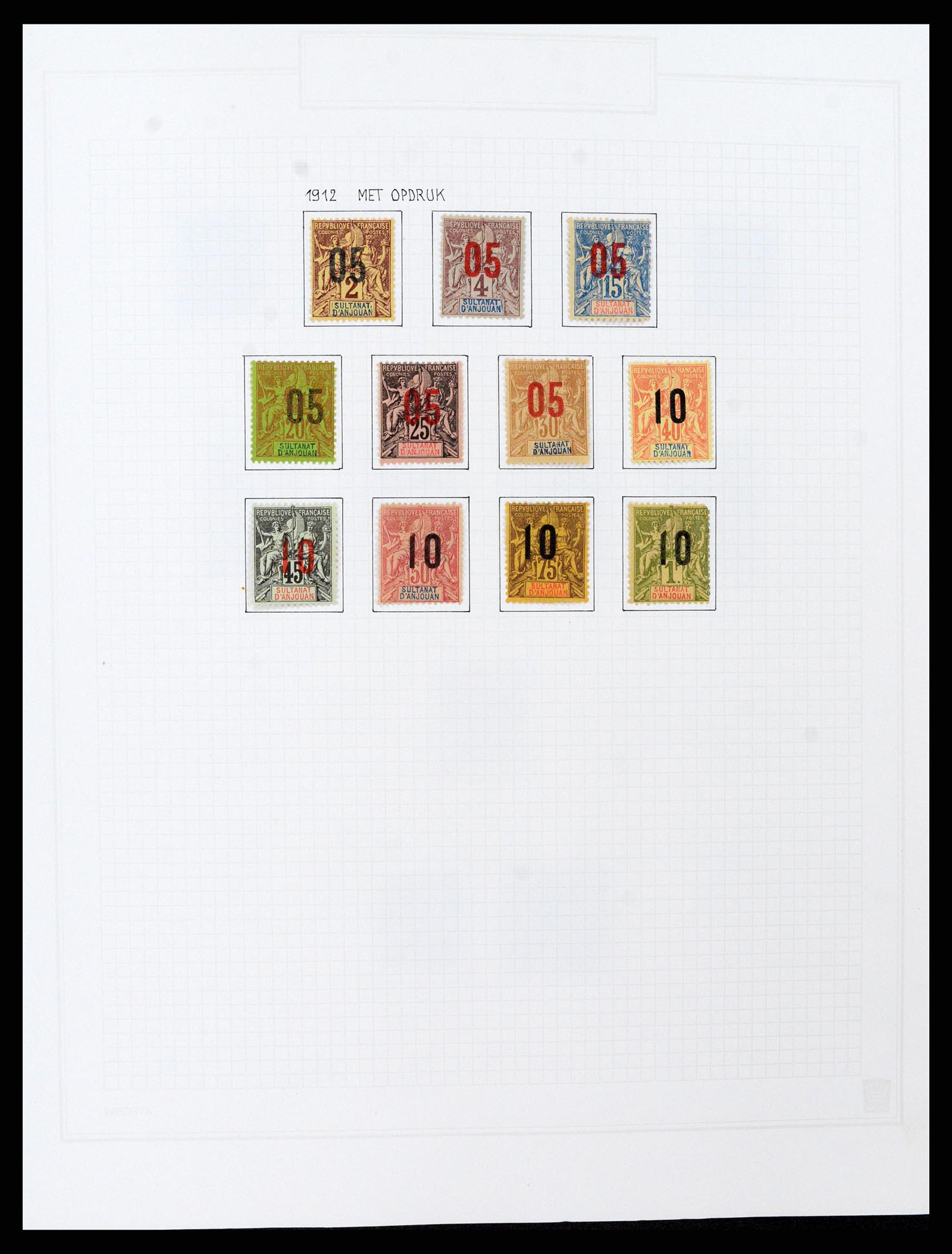 37473 002 - Postzegelverzameling 37473 Franse Koloniën 1888-1957.