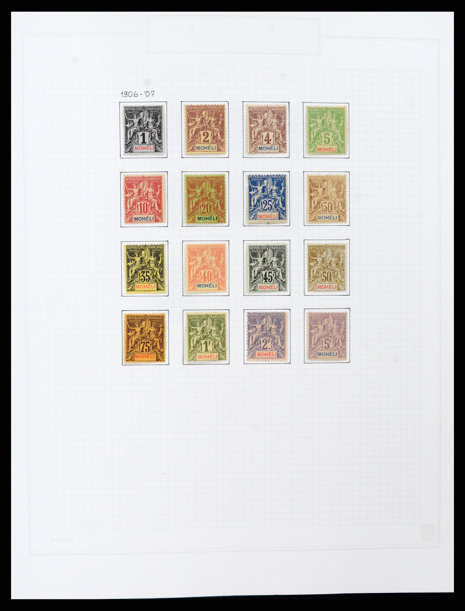 37473 011 - Postzegelverzameling 37473 Franse Koloniën 1888-1957.