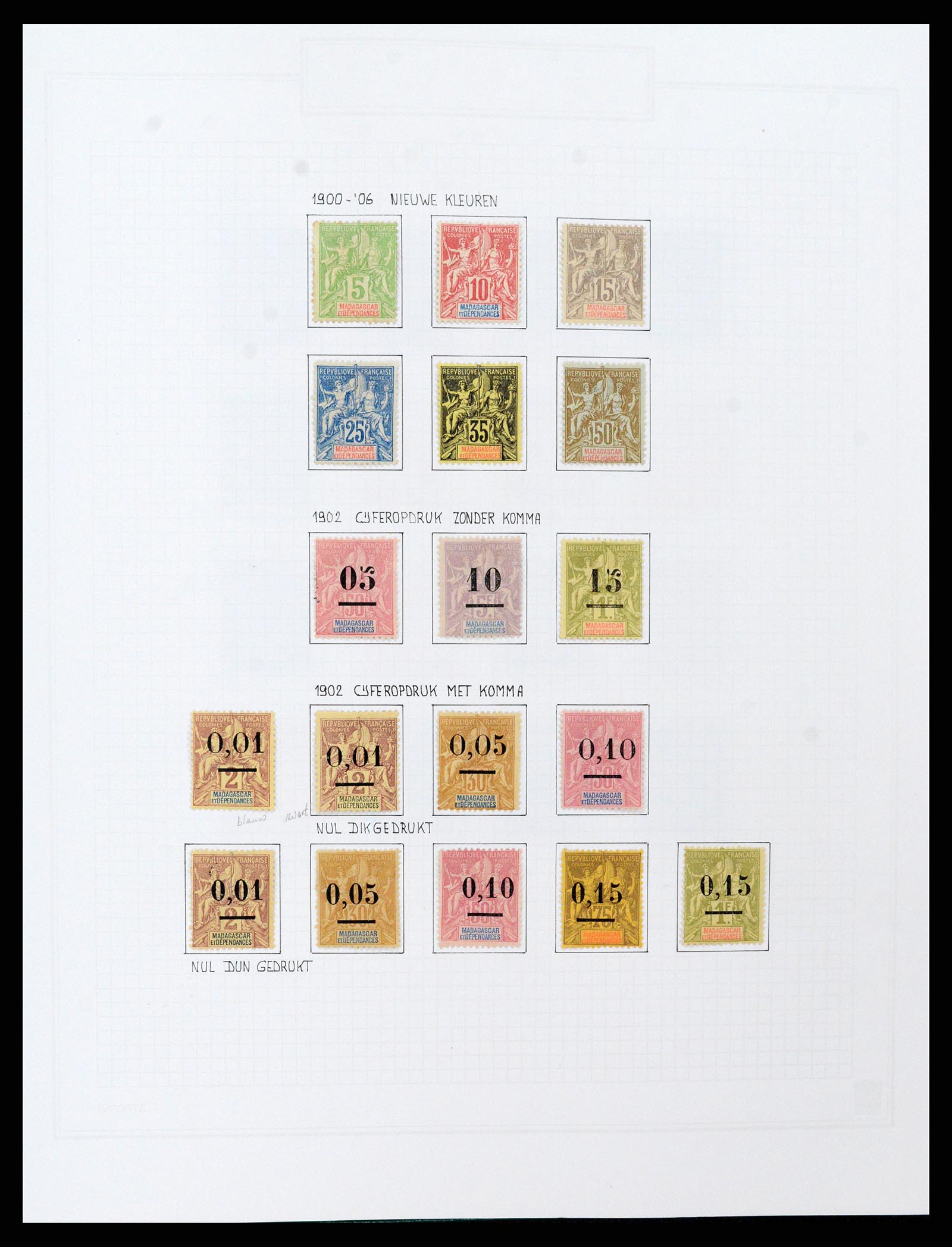 37473 018 - Postzegelverzameling 37473 Franse Koloniën 1888-1957.