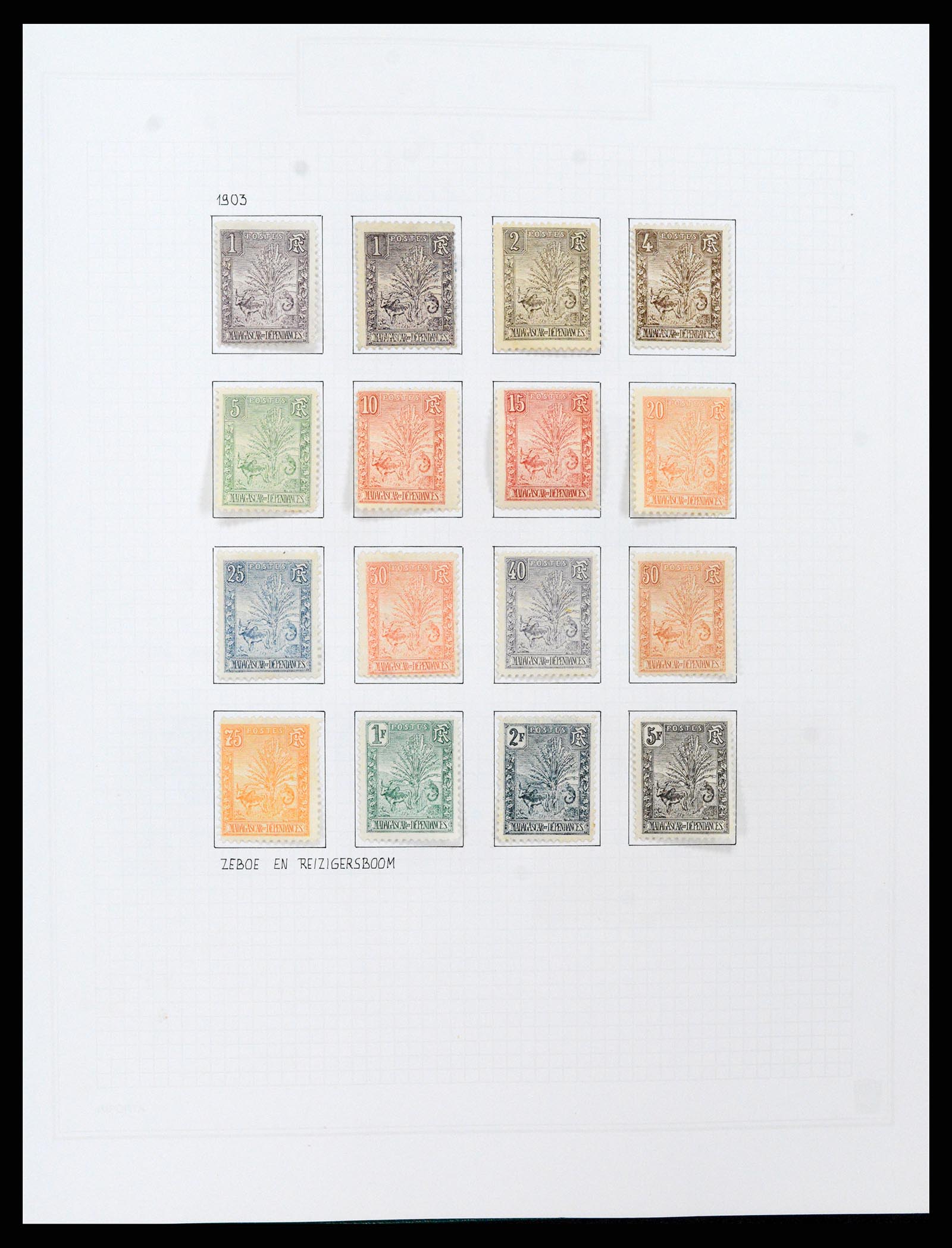 37473 019 - Postzegelverzameling 37473 Franse Koloniën 1888-1957.