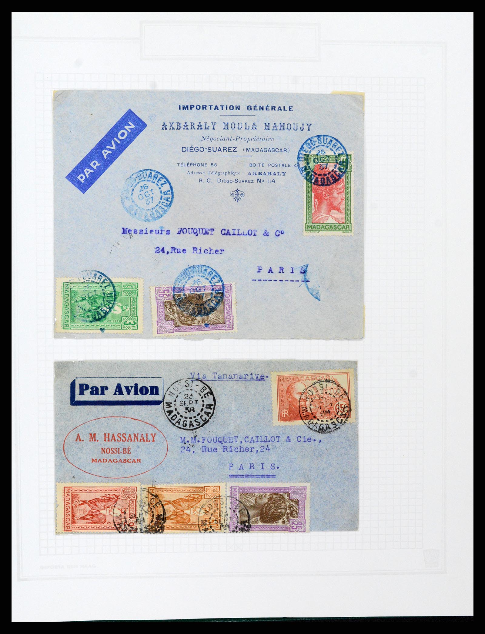 37473 029 - Stamp collection 37473 French Colonies 1888-1957.