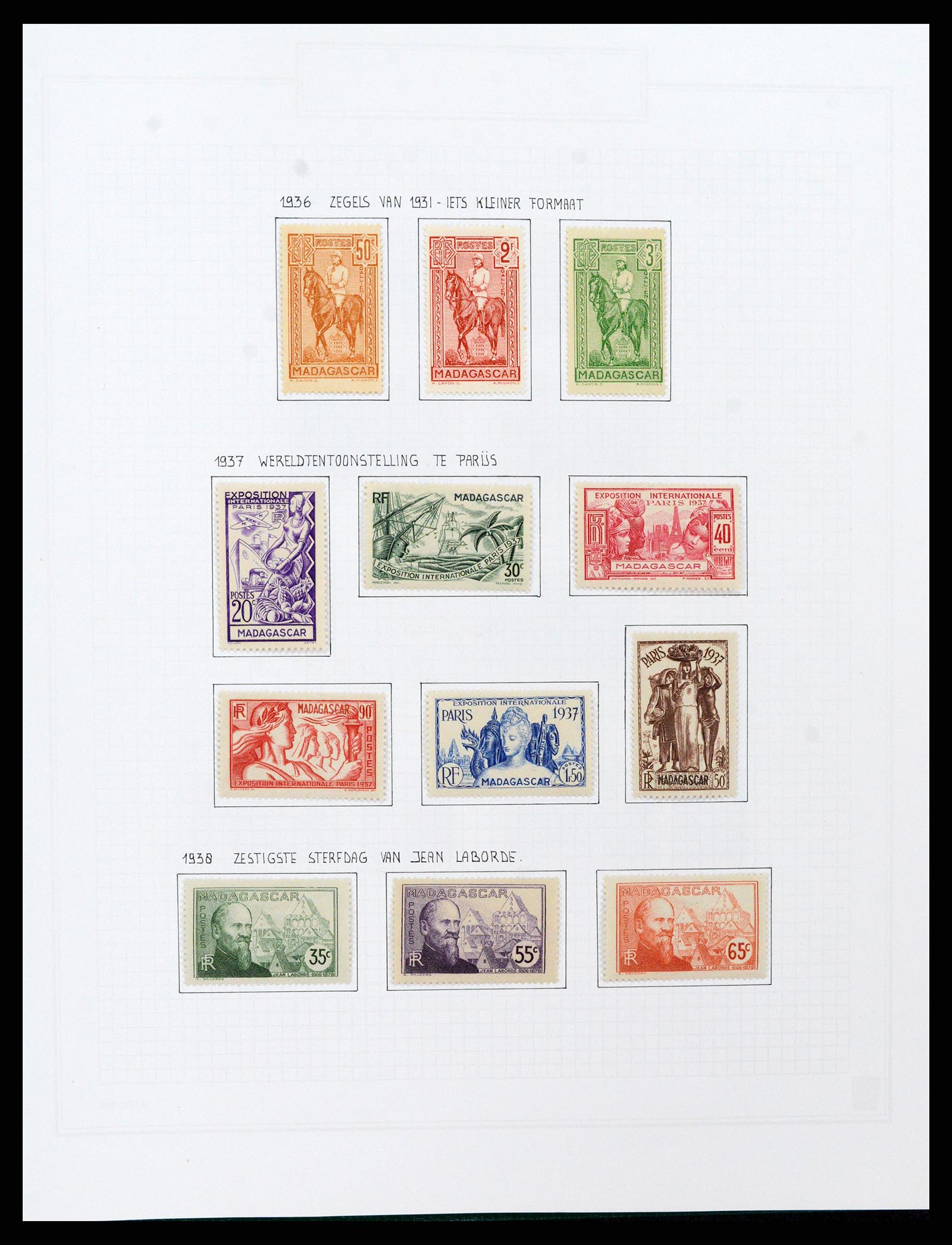 37473 032 - Stamp collection 37473 French Colonies 1888-1957.