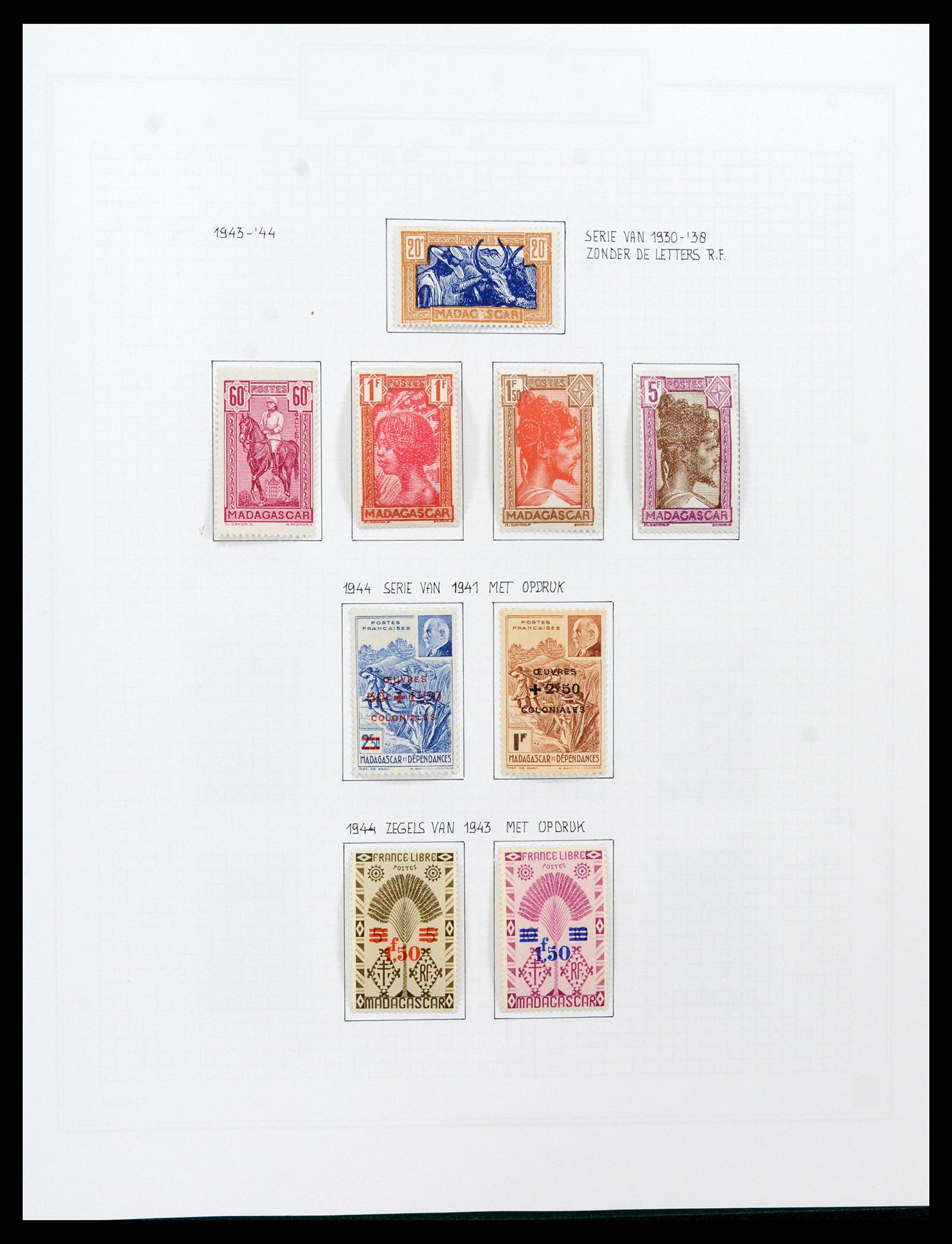 37473 042 - Stamp collection 37473 French Colonies 1888-1957.