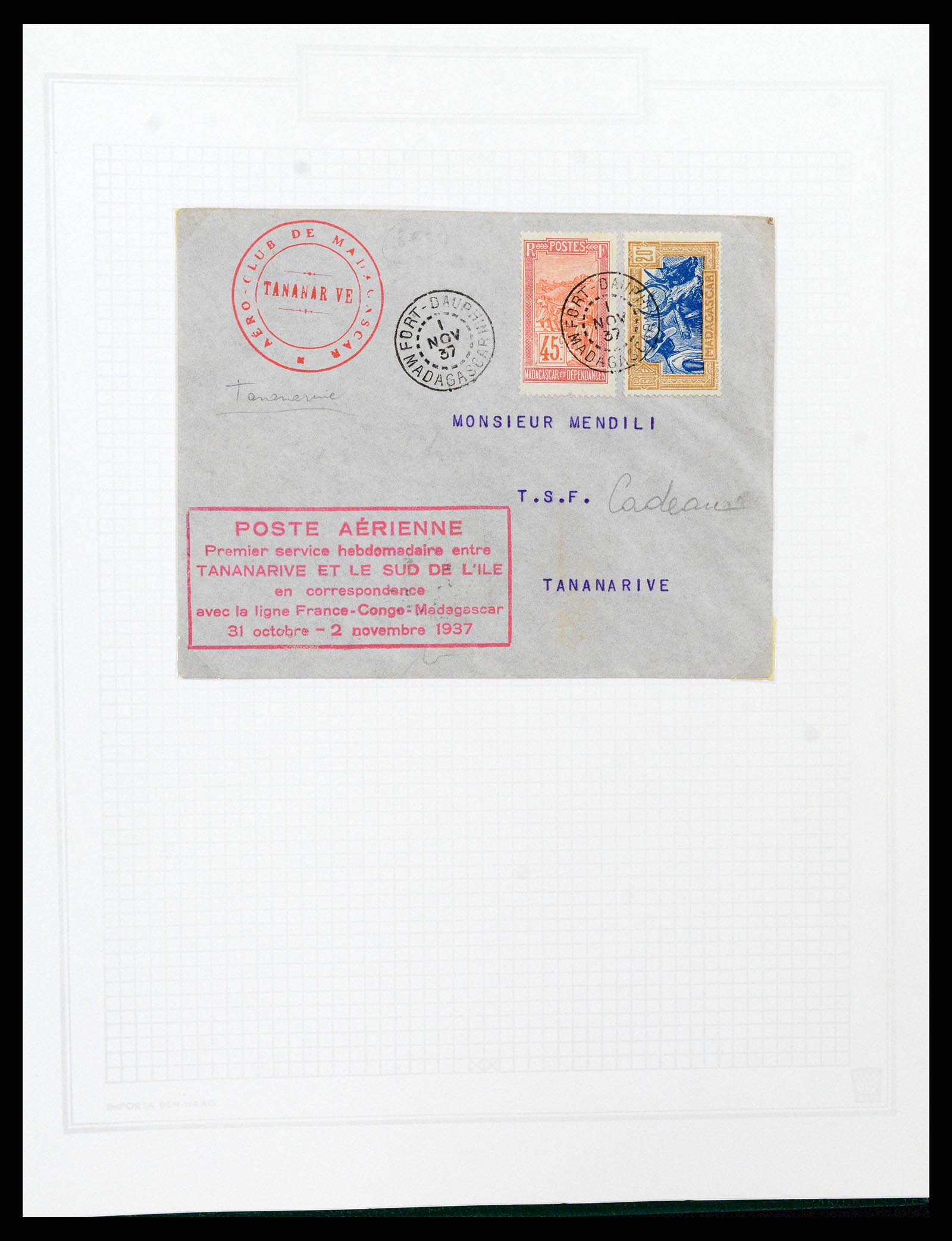 37473 057 - Stamp collection 37473 French Colonies 1888-1957.
