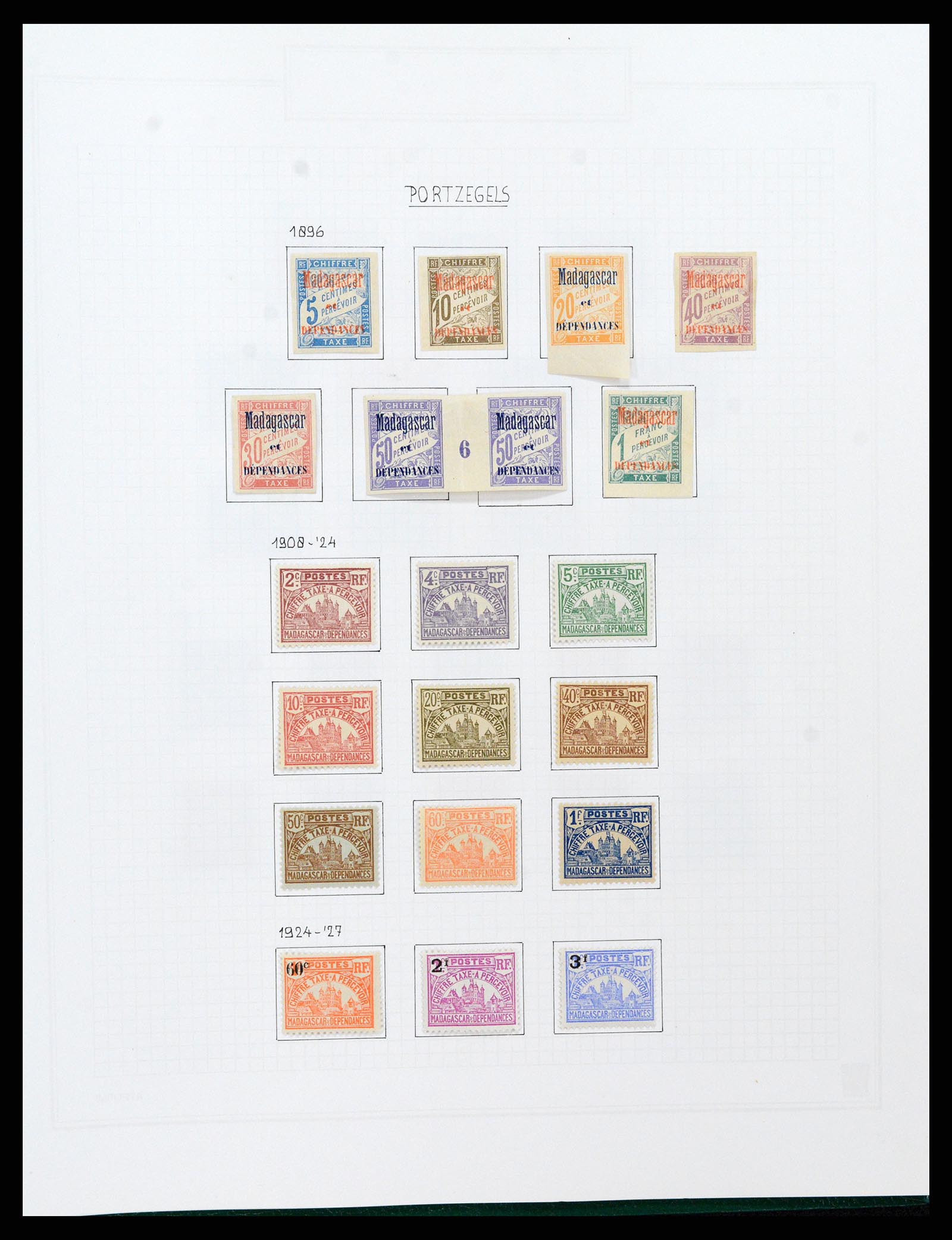 37473 060 - Stamp collection 37473 French Colonies 1888-1957.
