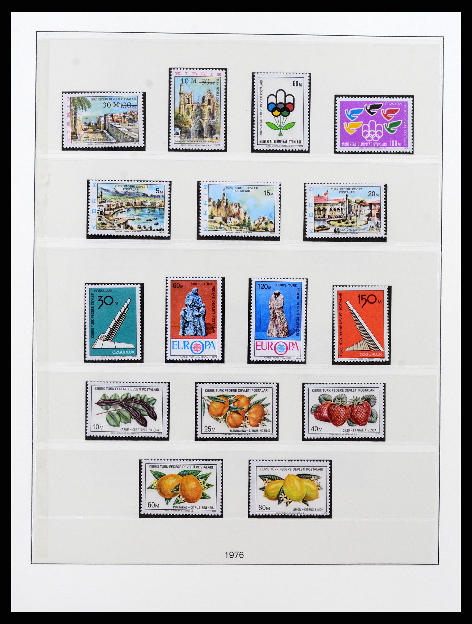 37477 003 - Postzegelverzameling 37477 Turks Cyprus 1974-1991.