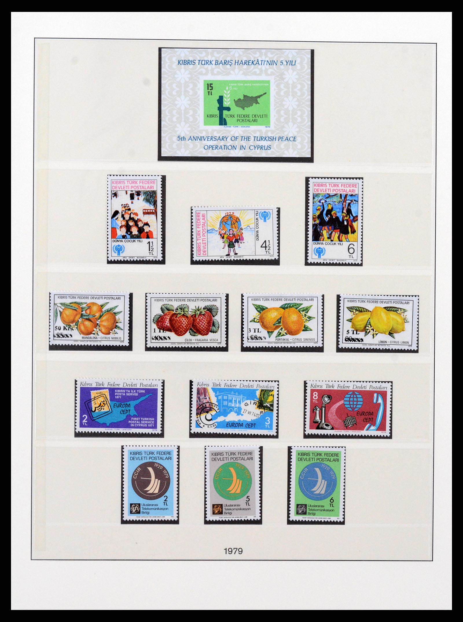 37477 006 - Postzegelverzameling 37477 Turks Cyprus 1974-1991.