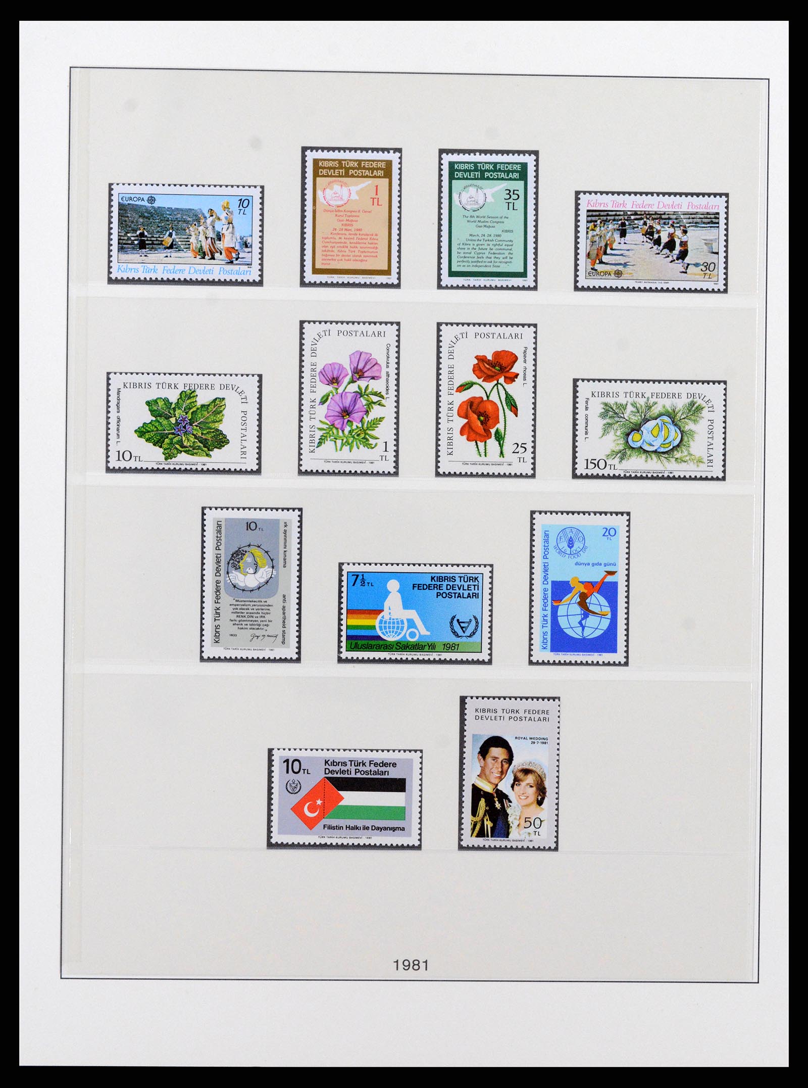 37477 009 - Postzegelverzameling 37477 Turks Cyprus 1974-1991.