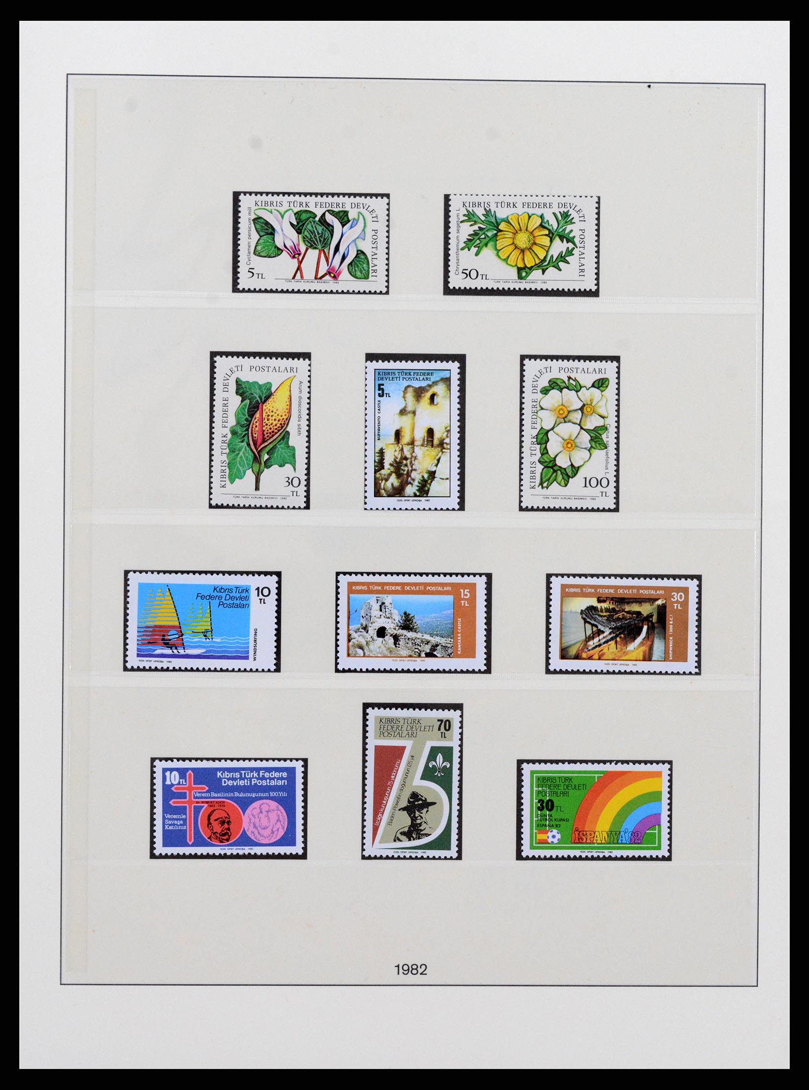 37477 011 - Postzegelverzameling 37477 Turks Cyprus 1974-1991.