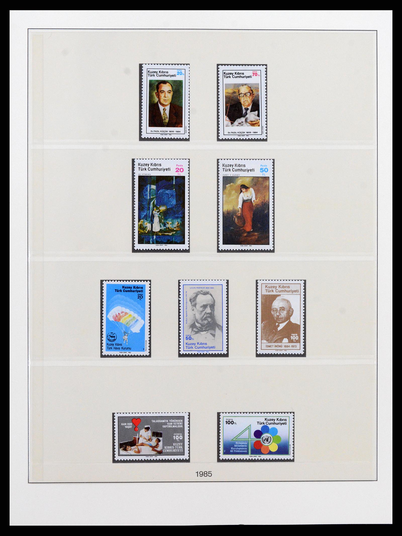 37477 018 - Postzegelverzameling 37477 Turks Cyprus 1974-1991.