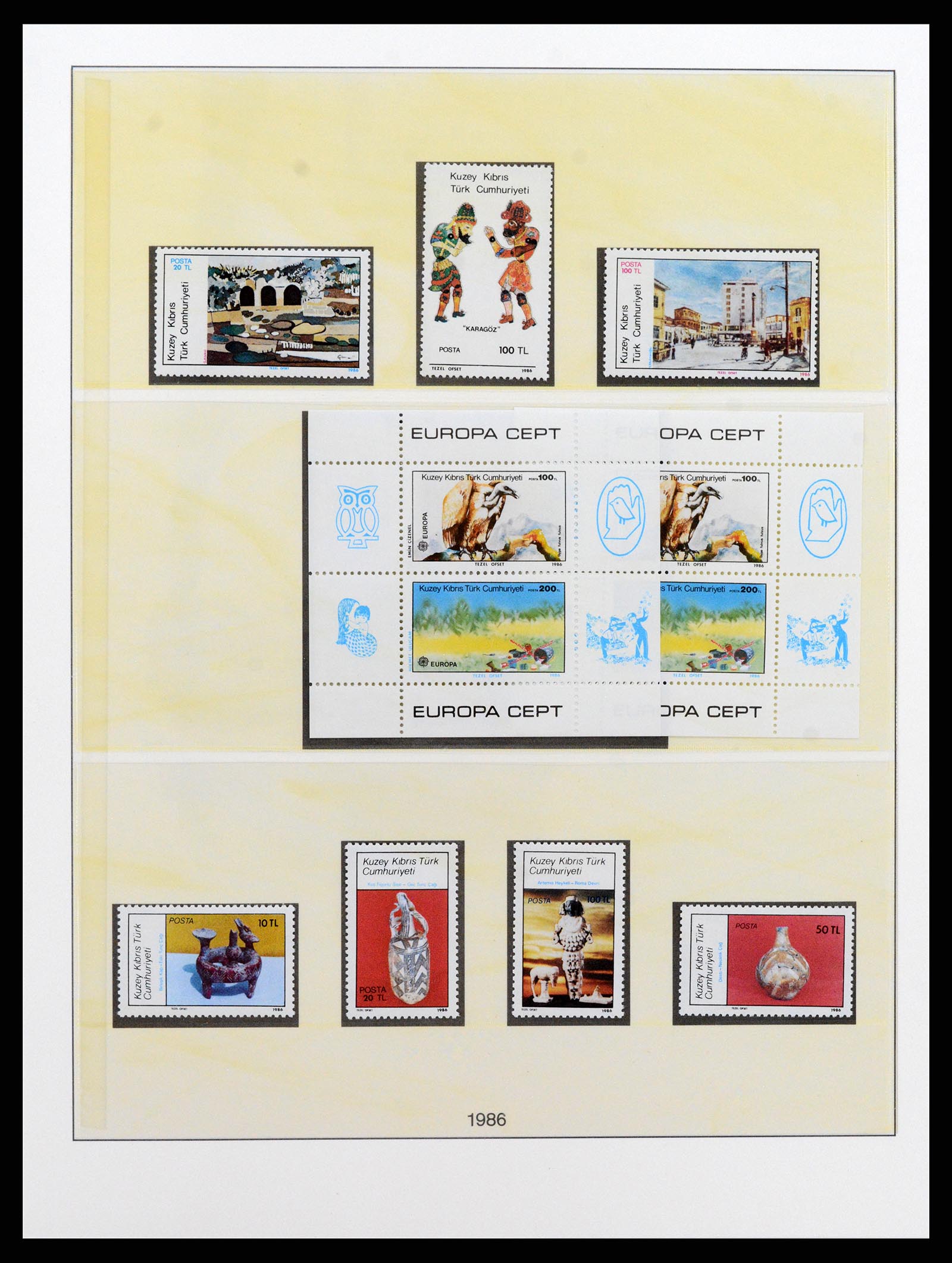 37477 019 - Postzegelverzameling 37477 Turks Cyprus 1974-1991.