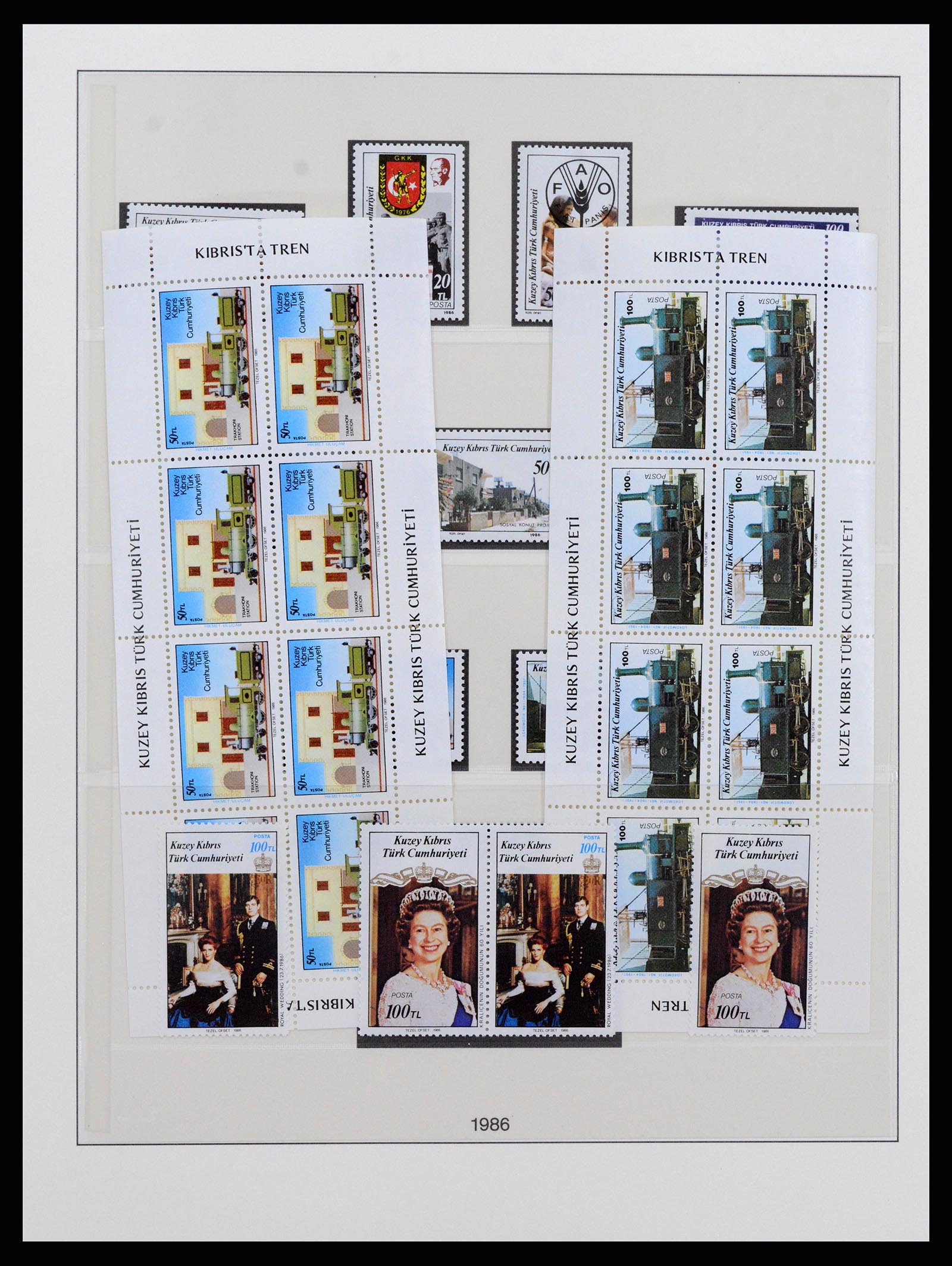 37477 020 - Postzegelverzameling 37477 Turks Cyprus 1974-1991.