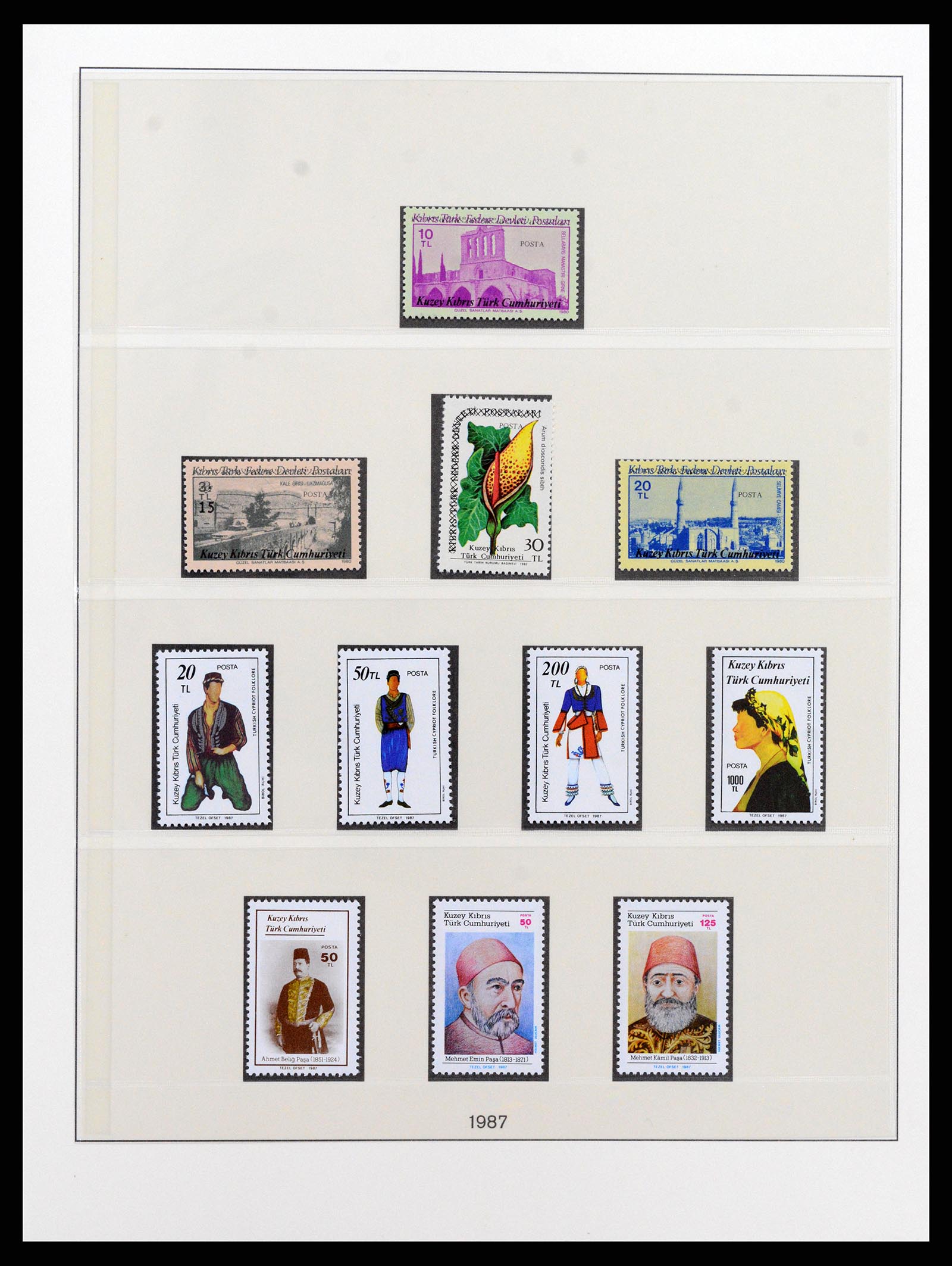 37477 021 - Postzegelverzameling 37477 Turks Cyprus 1974-1991.