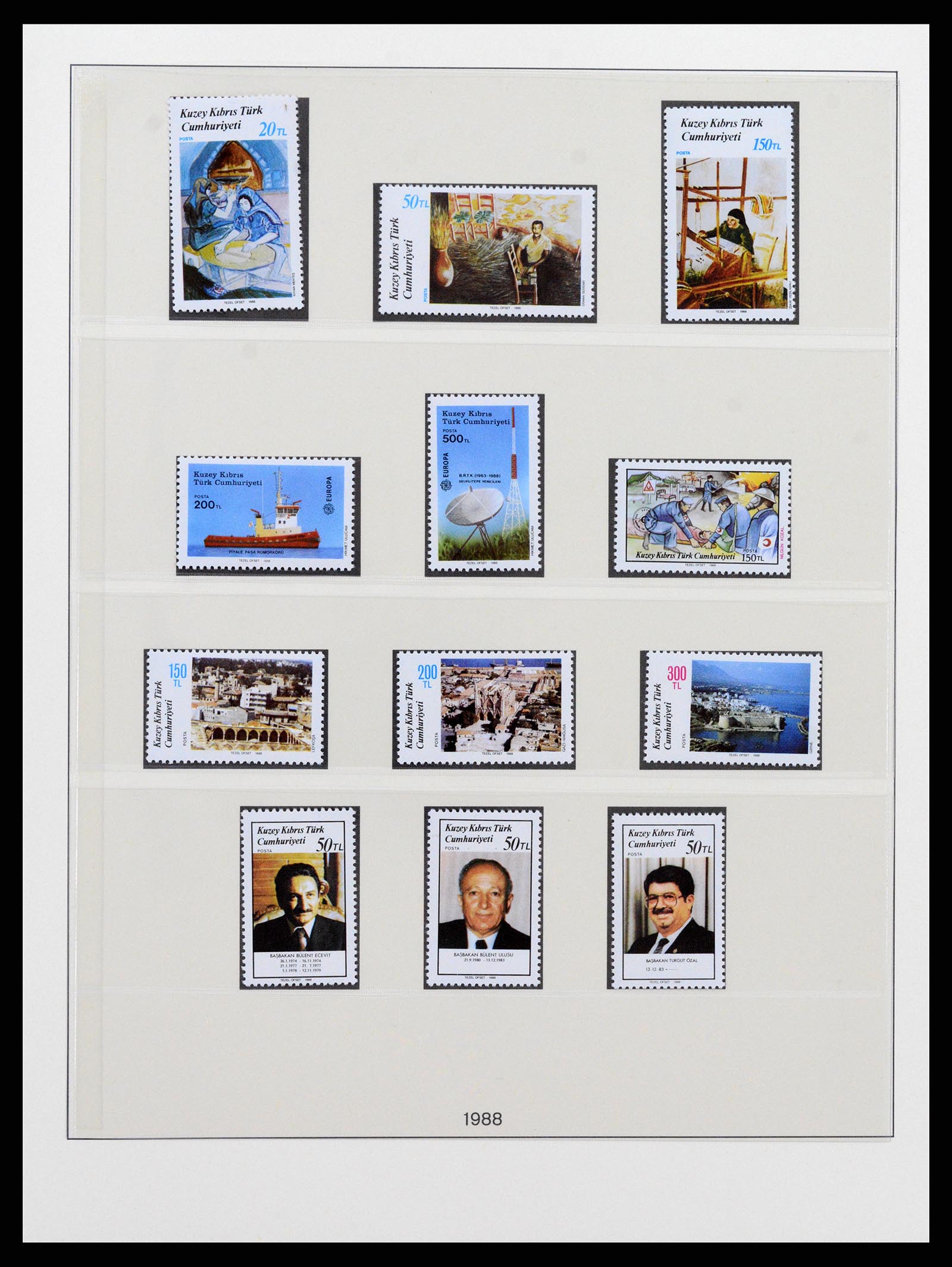 37477 023 - Postzegelverzameling 37477 Turks Cyprus 1974-1991.