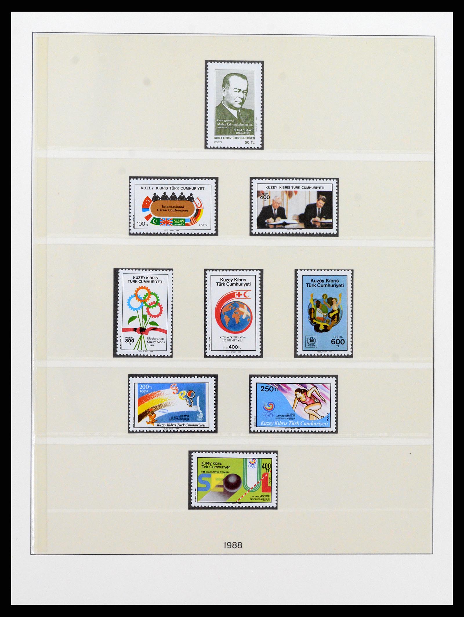 37477 024 - Postzegelverzameling 37477 Turks Cyprus 1974-1991.