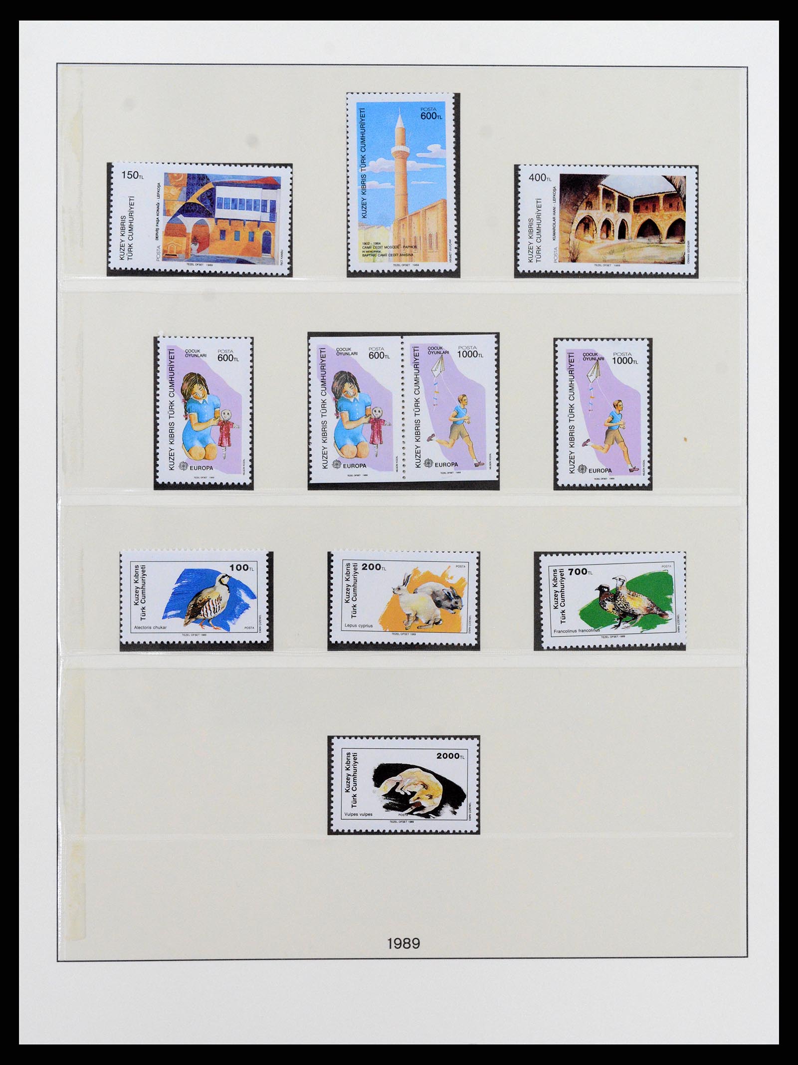 37477 026 - Postzegelverzameling 37477 Turks Cyprus 1974-1991.